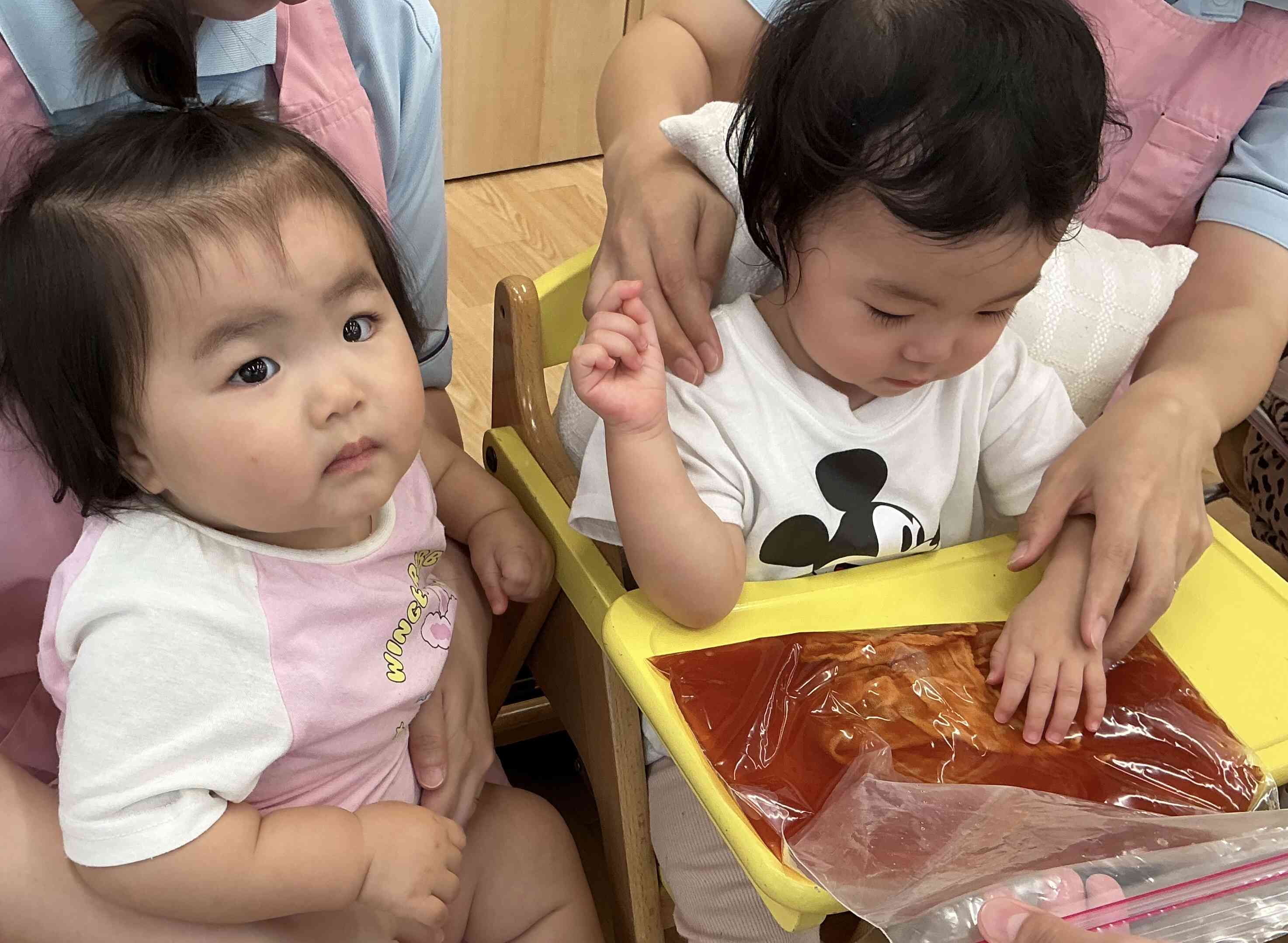 0歳児のお友達も一緒に！