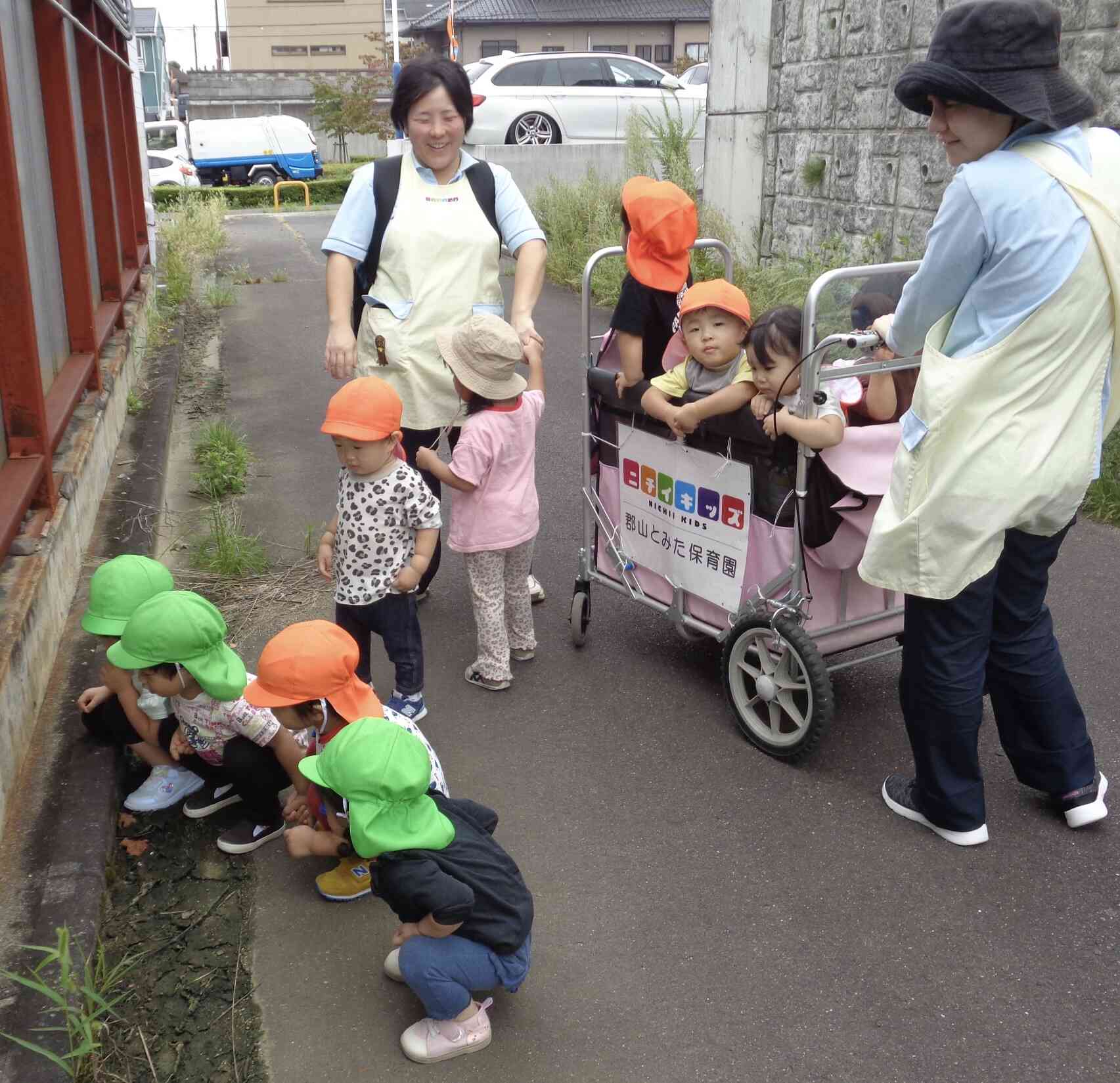 お散歩嬉しいな（0.1.2歳児クラス）