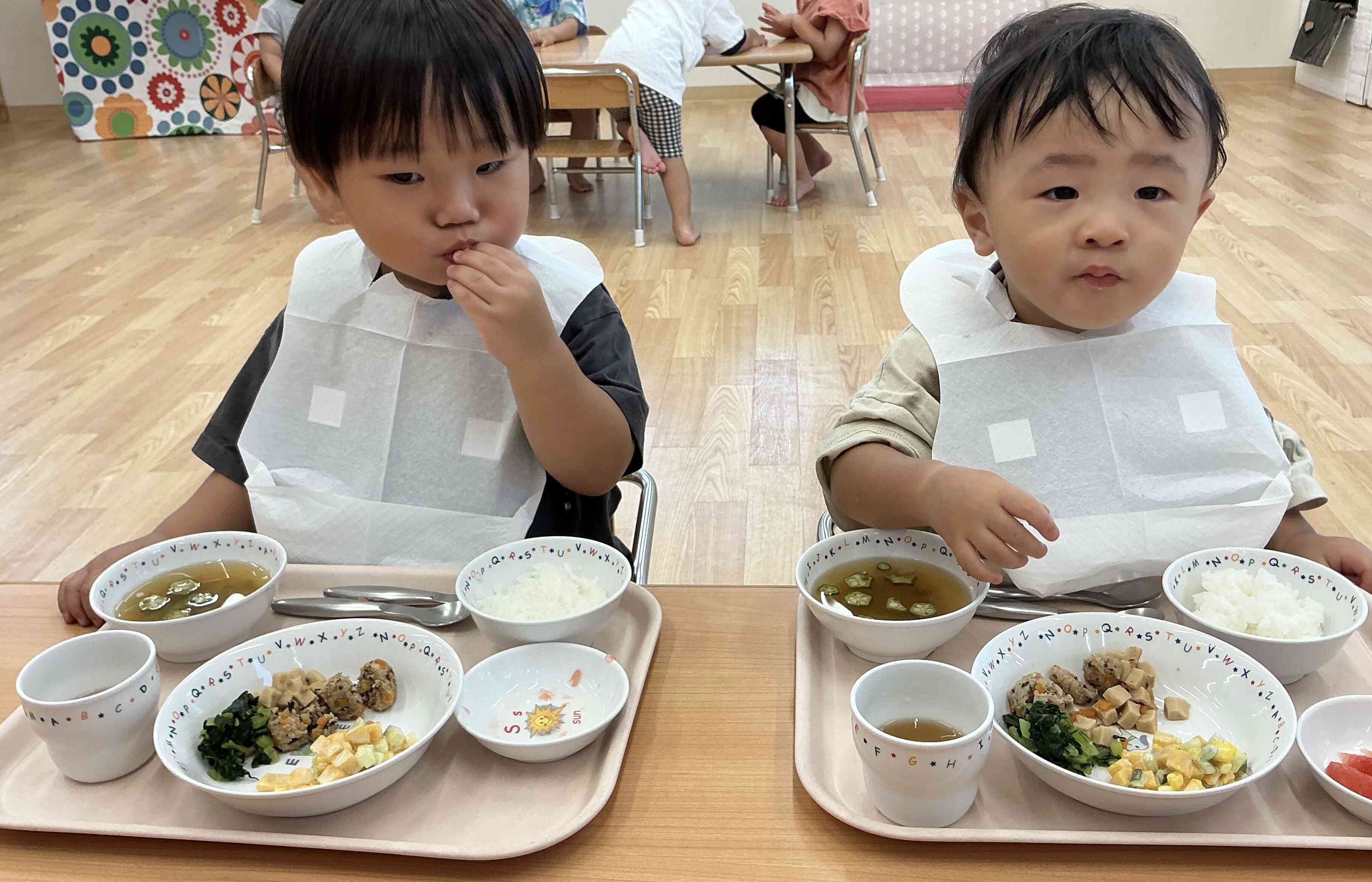製作のあとはお給食