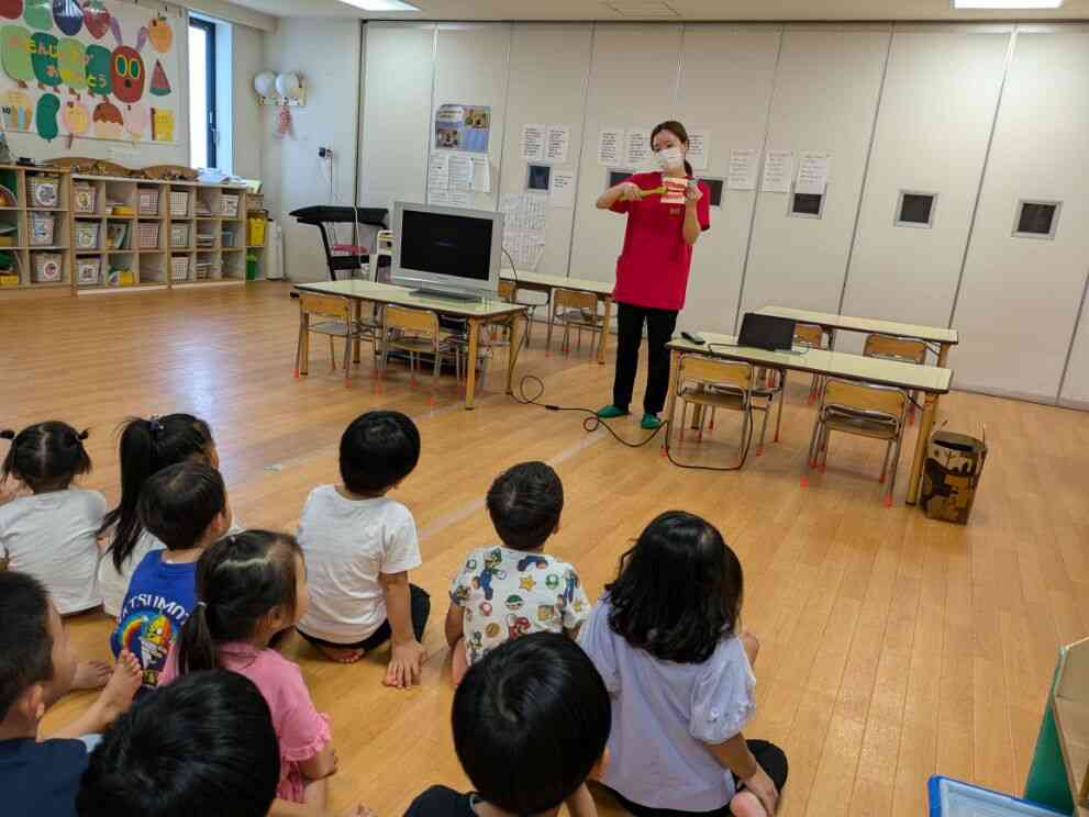 上手に磨けるように歯磨き頑張ろうね！