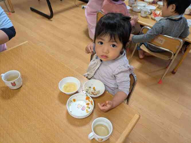 ニチイのおもいっきり給食。毎日たくさん食べています！