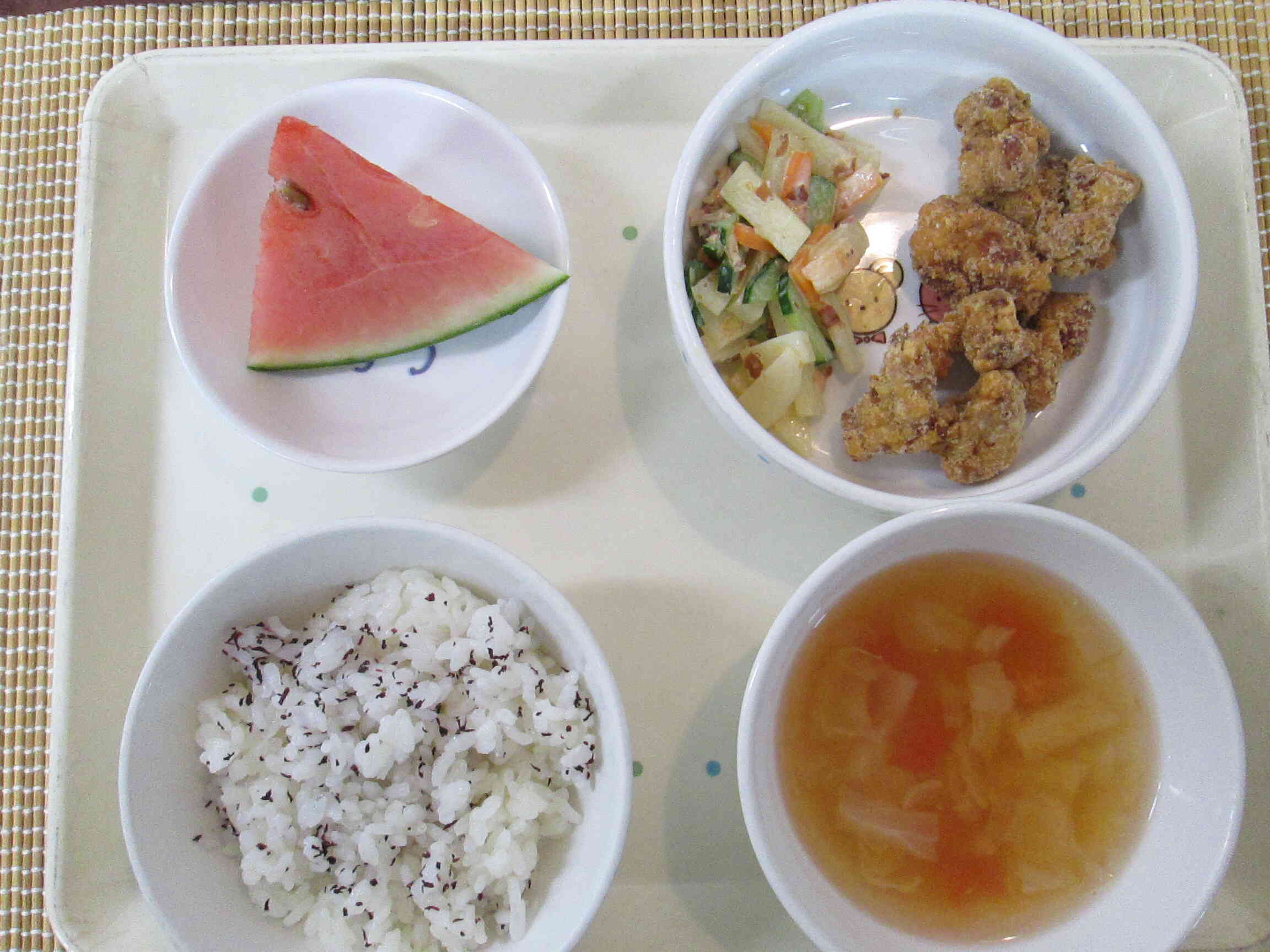 7月7日の給食です。
