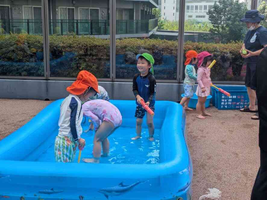 お水、気持ちいいね！