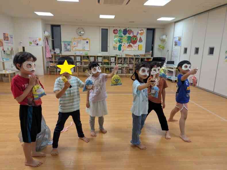 ぞう組(5歳児）パジャマーパーティ