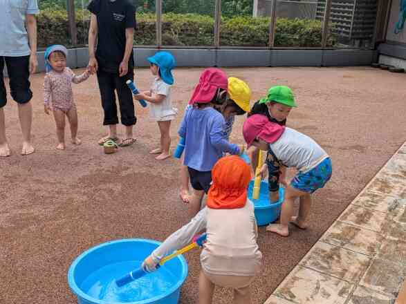 水鉄砲楽しいよ！