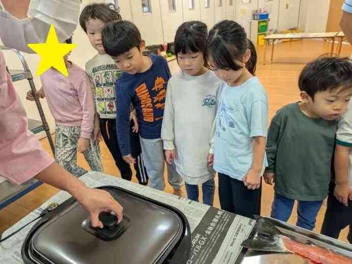 ちゃんちゃん焼き。もう出来たかな?