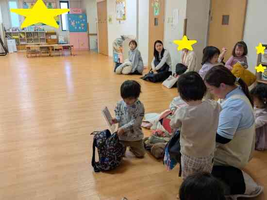 帰りの支度も自分で頑張っています！