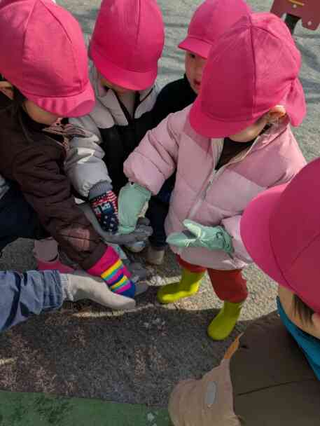 ゆき、つめたいねぇ。