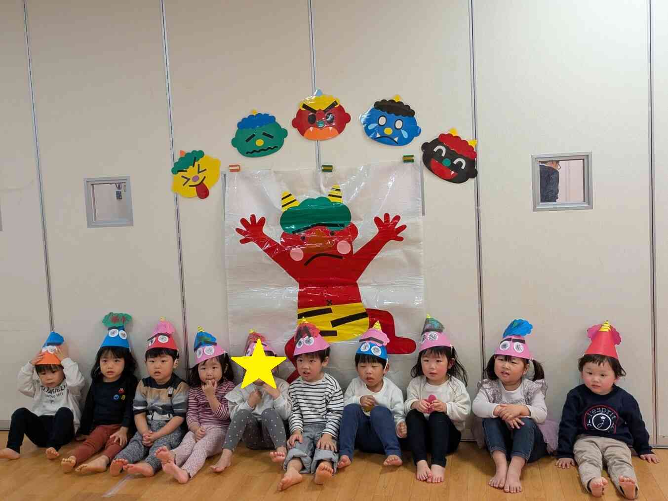 うさぎ組（２歳児）のお友だちも記念撮影！