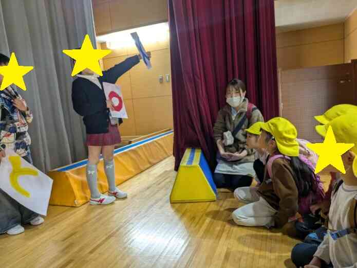 〇☓ゲームで、学校での決まりを教えてもらいました！