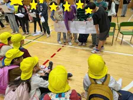 英語の授業の様子も、披露してくれました！小学校の授業も楽しみですね！