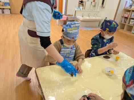 バレンタインクッキー作り（食育）