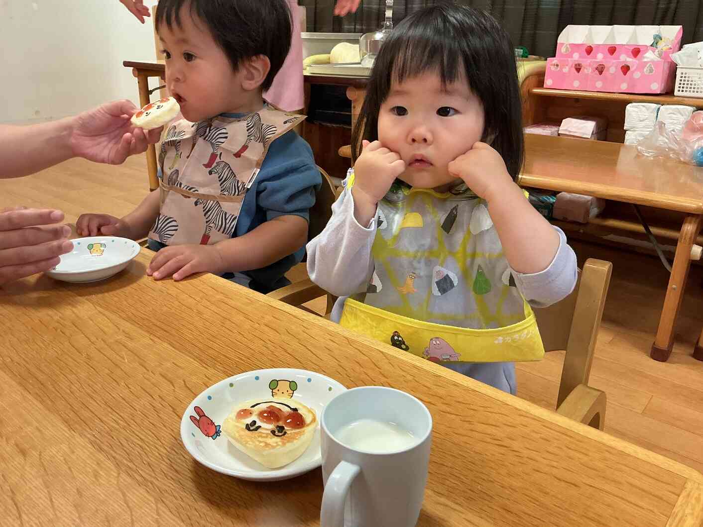 りす組（1歳児クラス）の様子です！