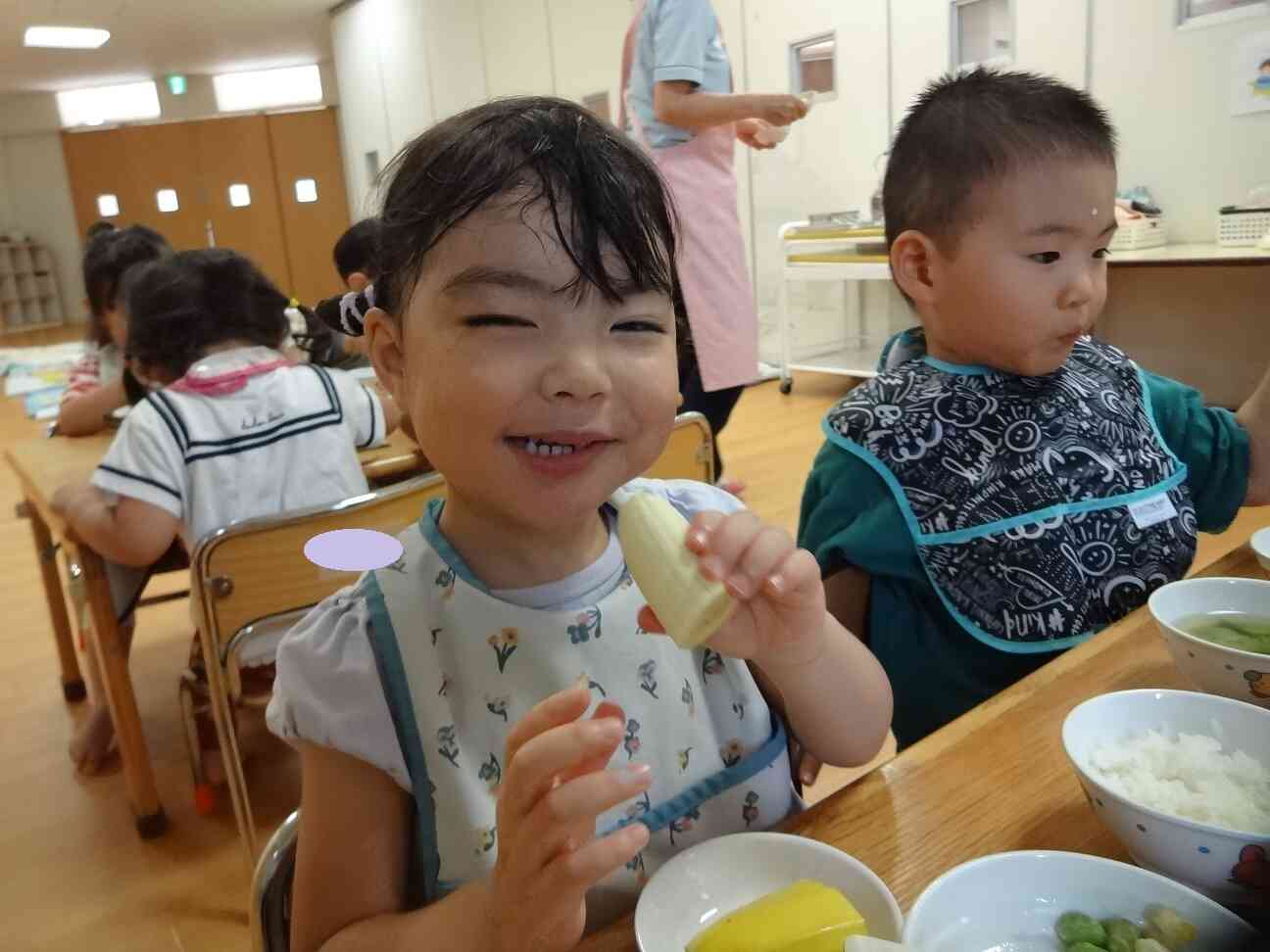 バナナの皮もむけるよ！