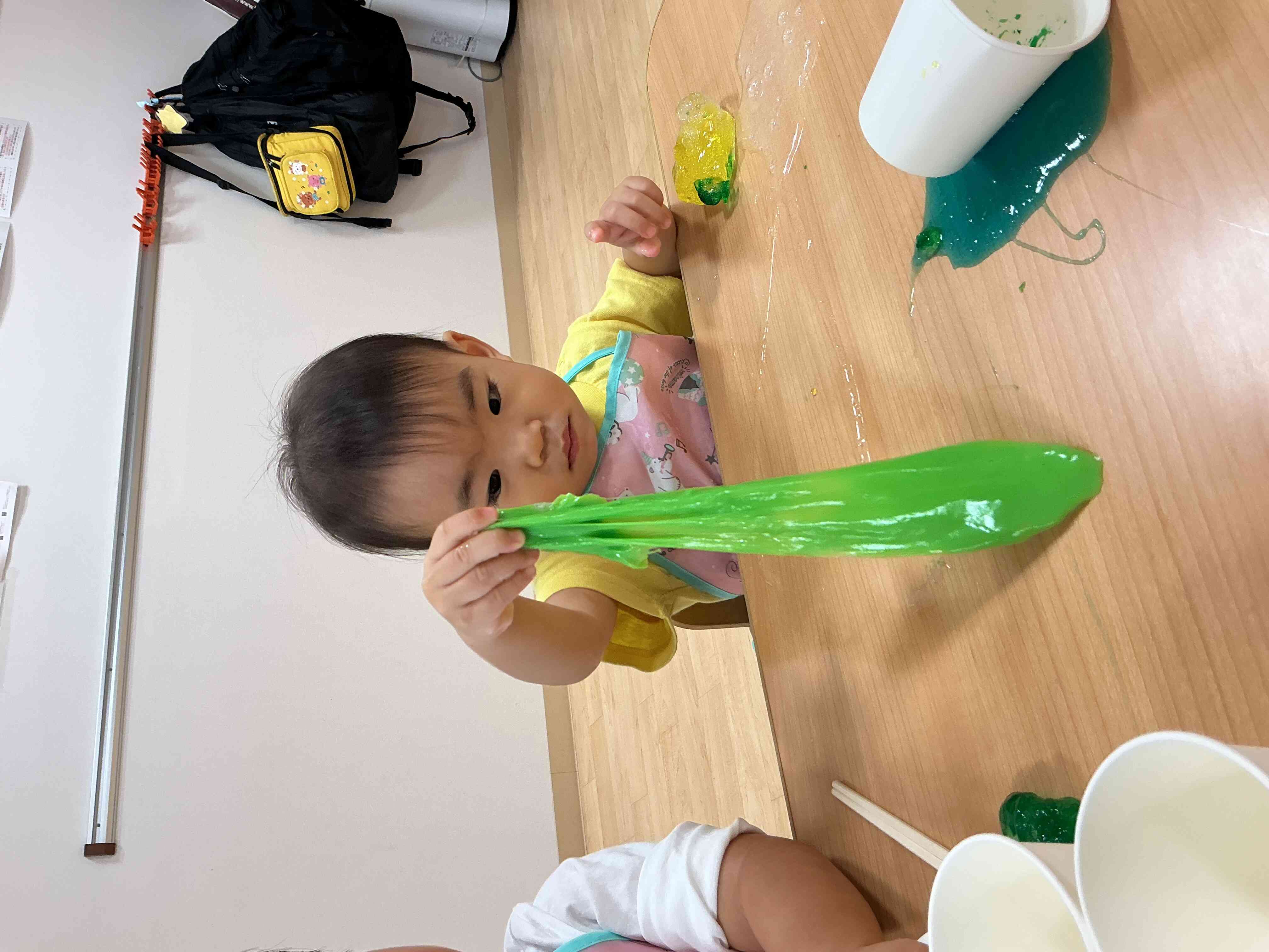 ★ねちょり感触遊び★