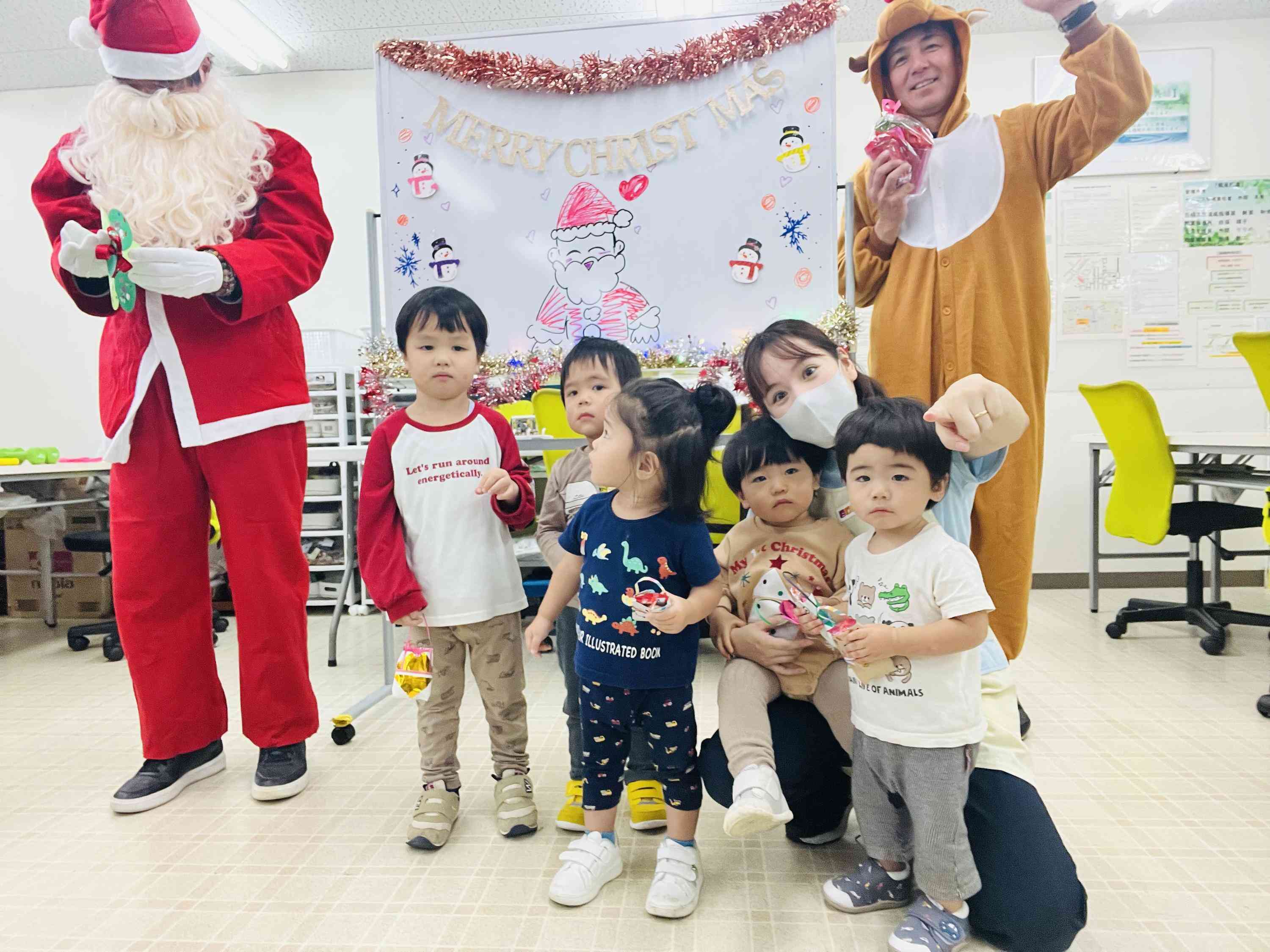 サンタさんとパシャリ♪