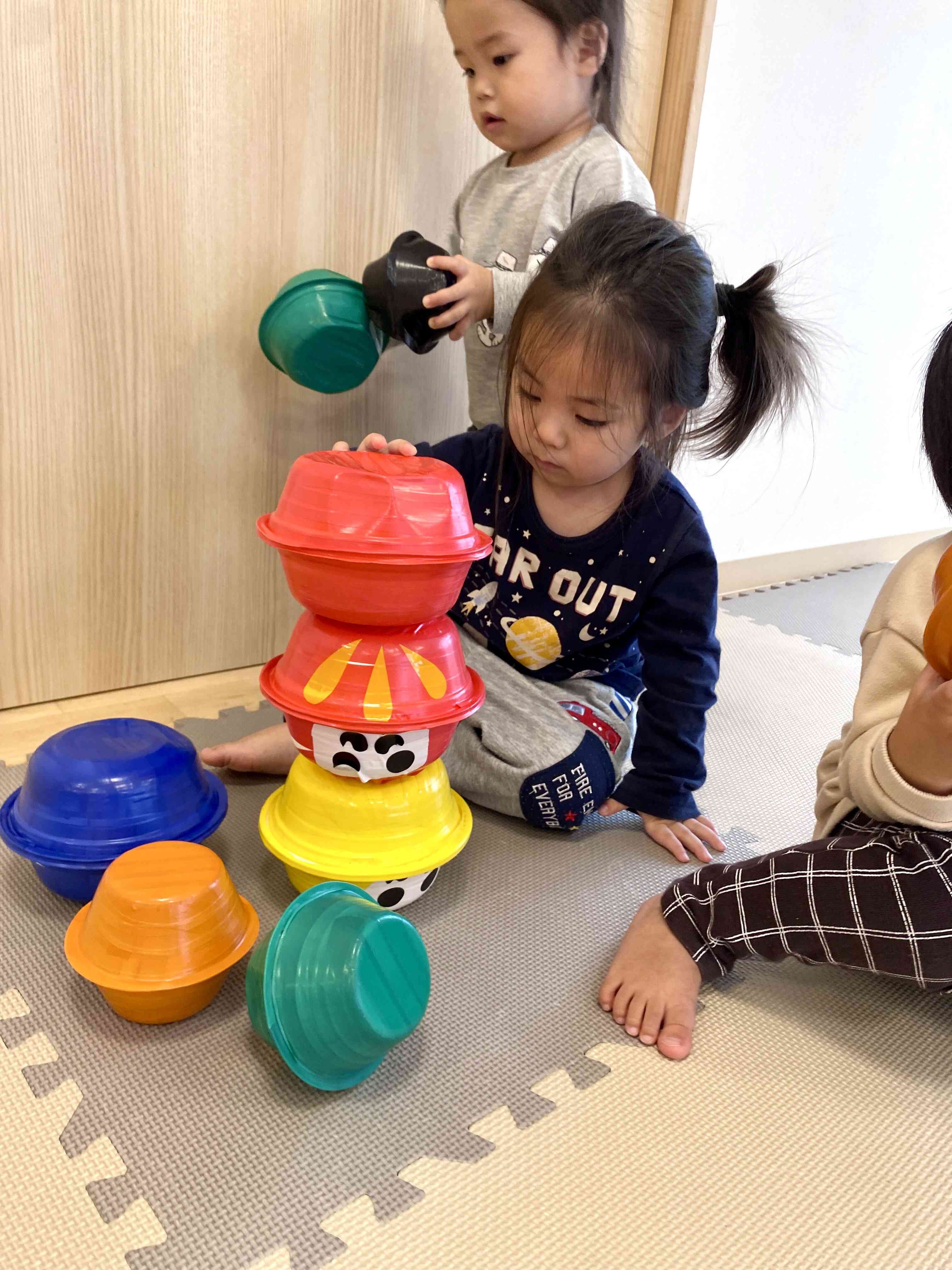 だるま積みに真剣！