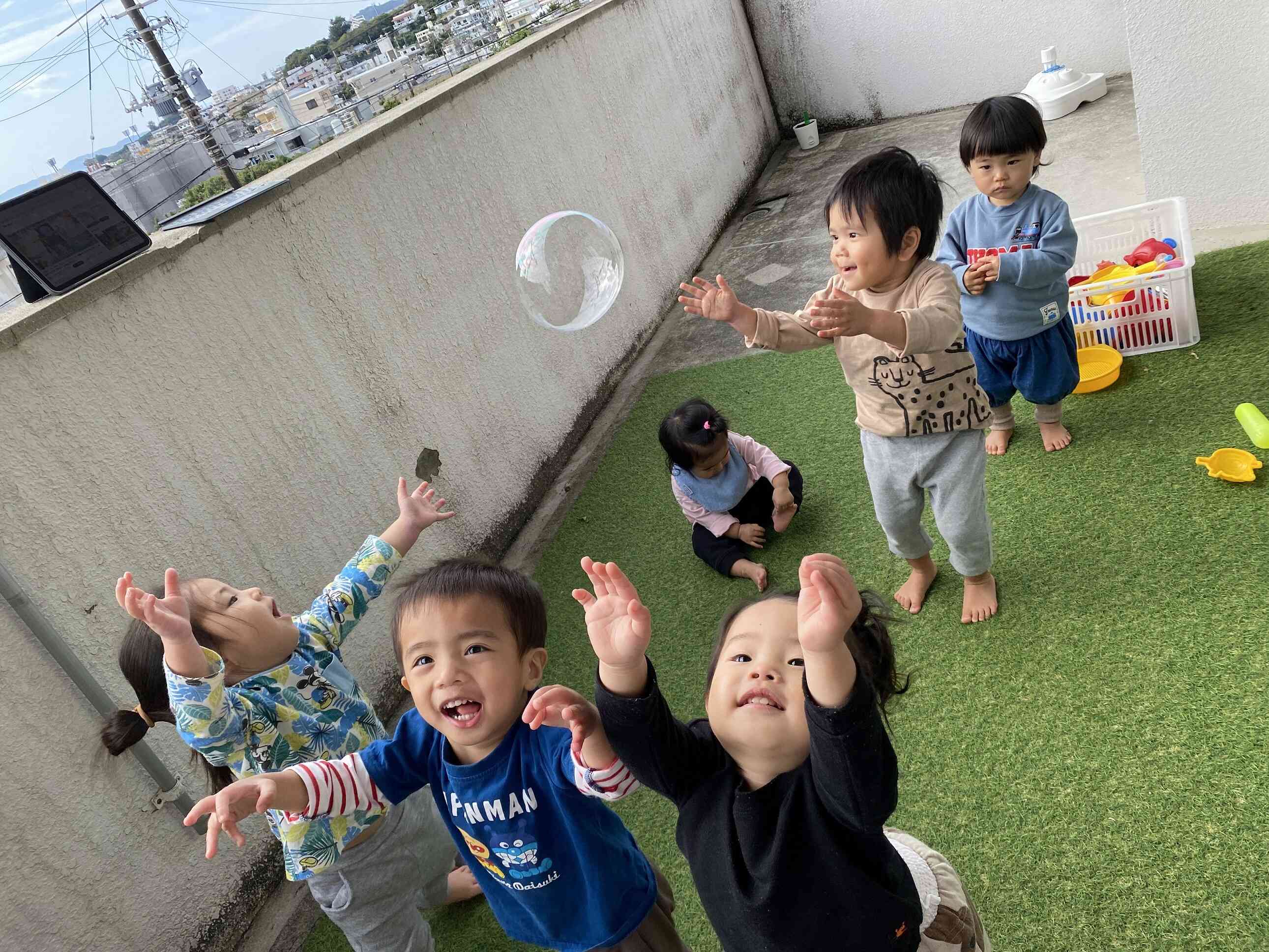 みんな大好き しゃぼん玉