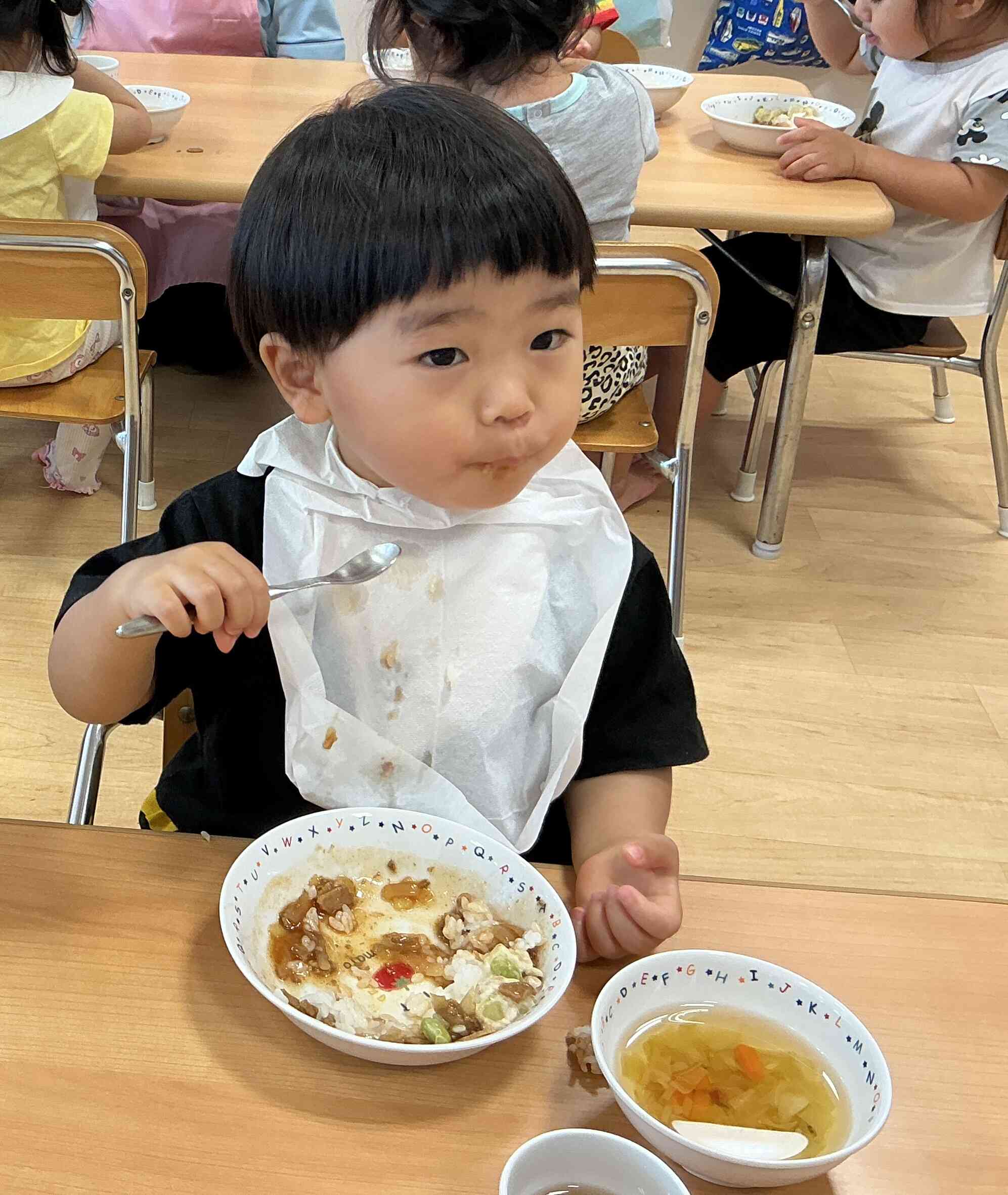 給食の様子