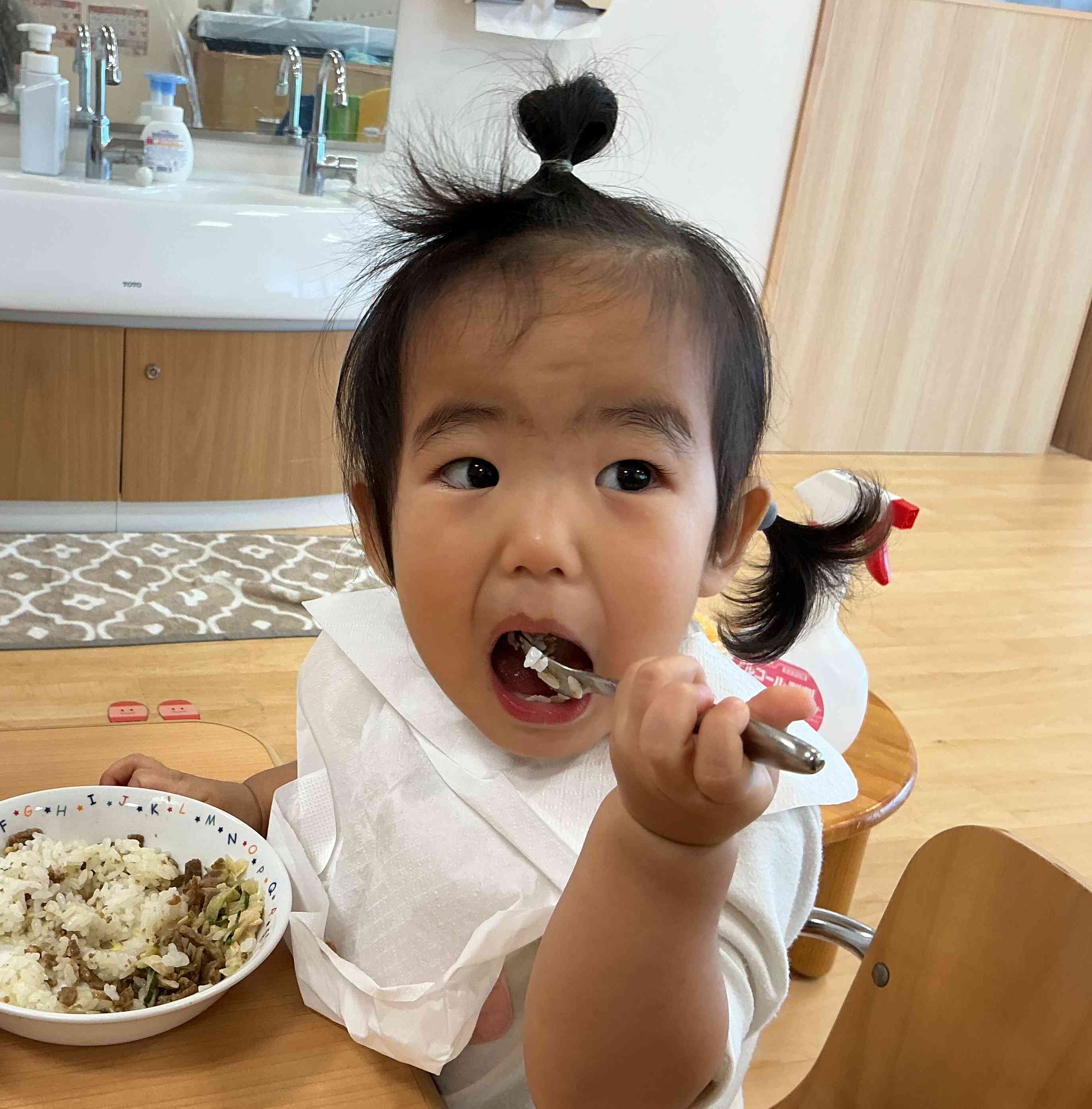 給食の様子
