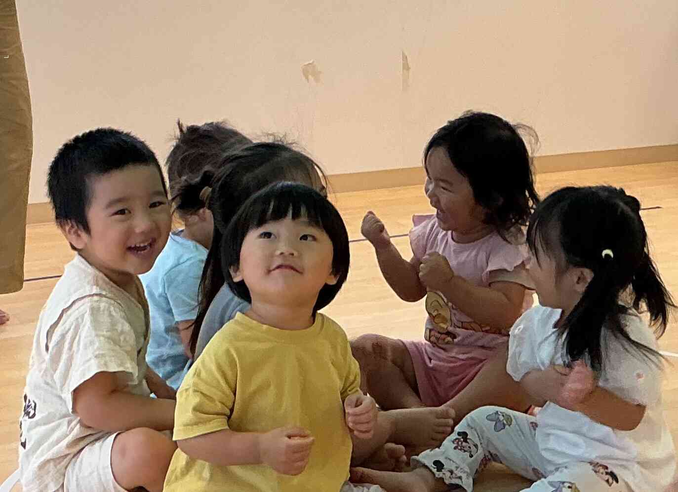 1歳児の保育参加の様子