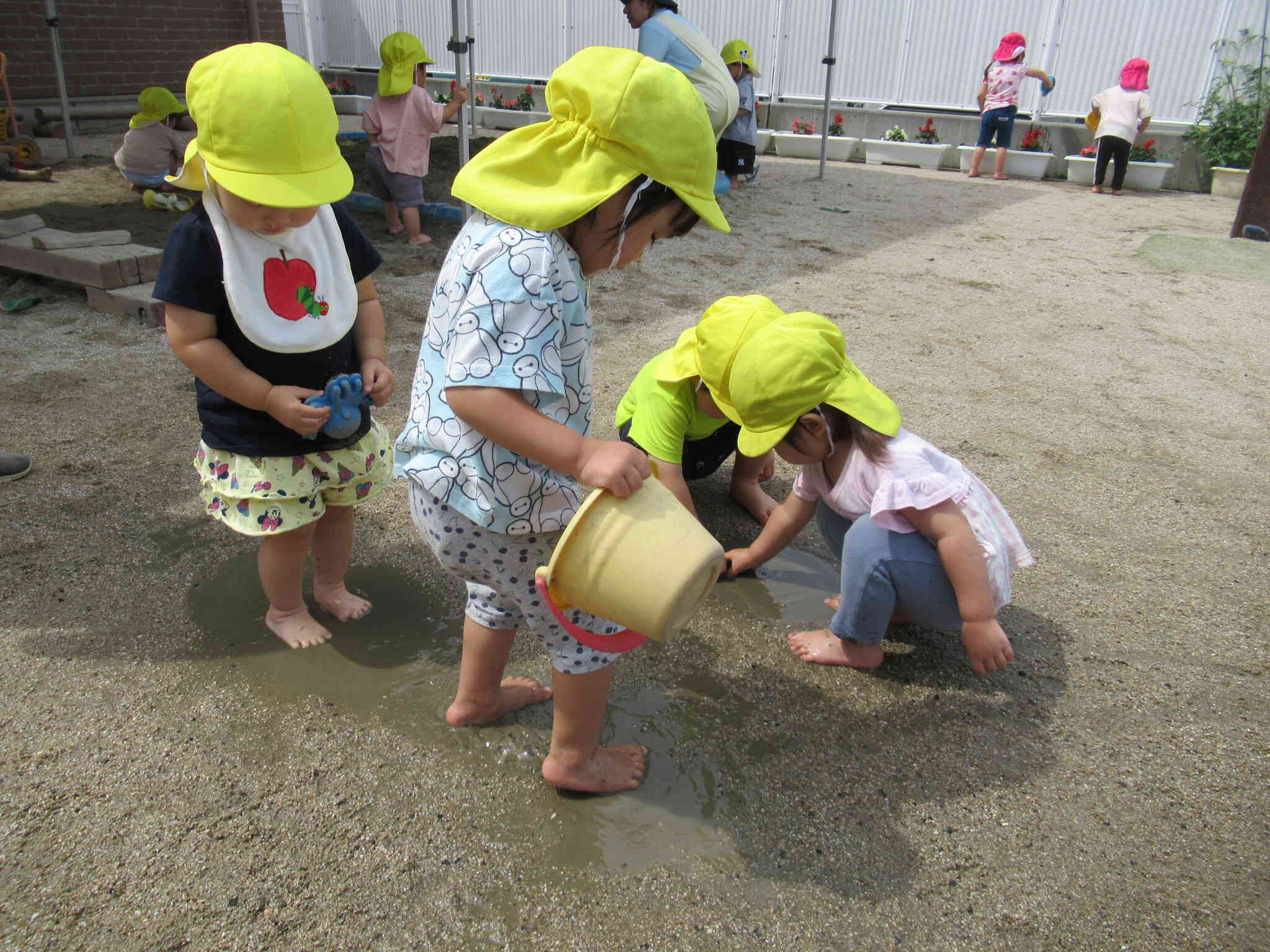 裸足の感触、気持ちいいね