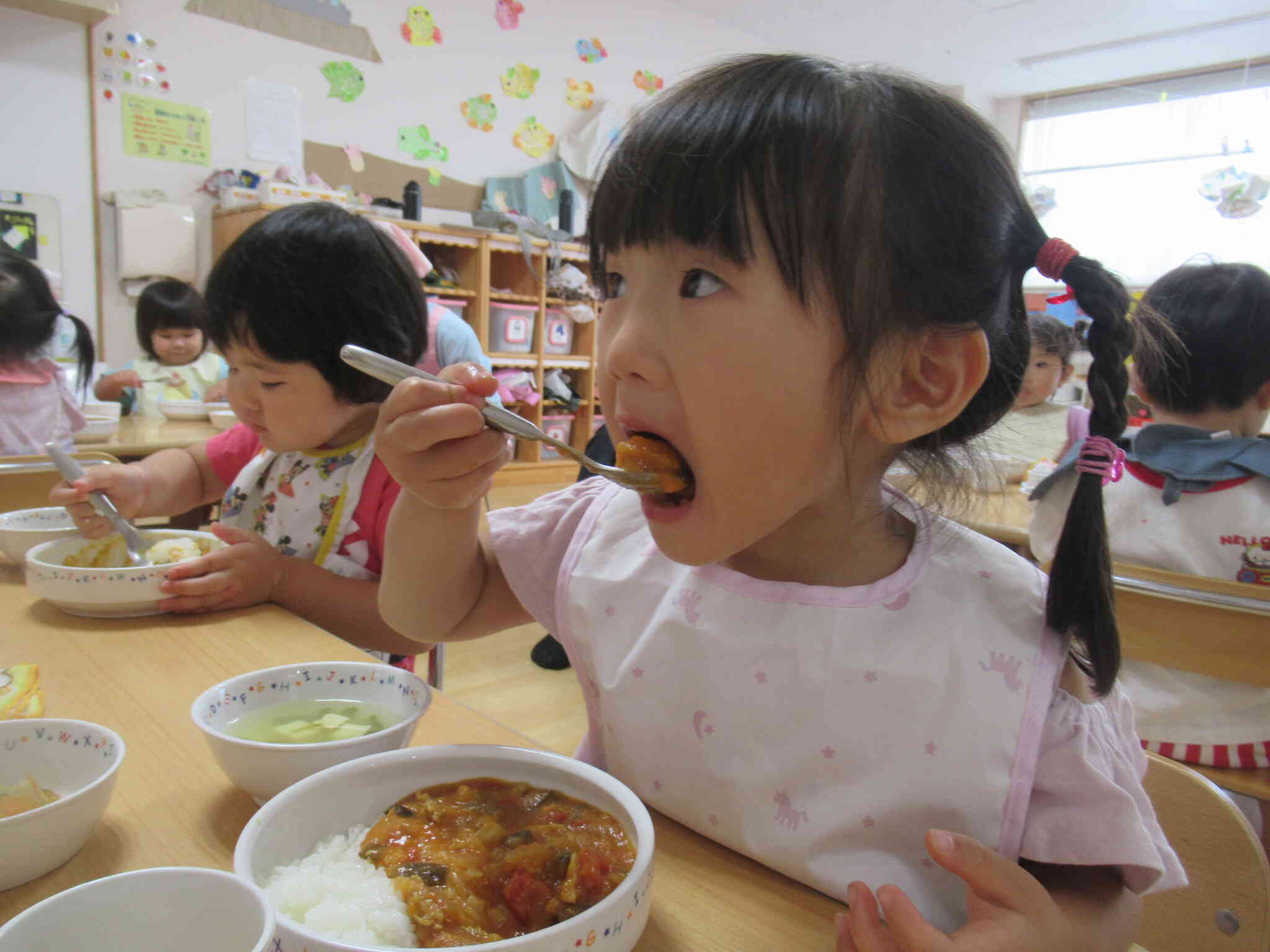 夏野菜カレーをたべたよ
