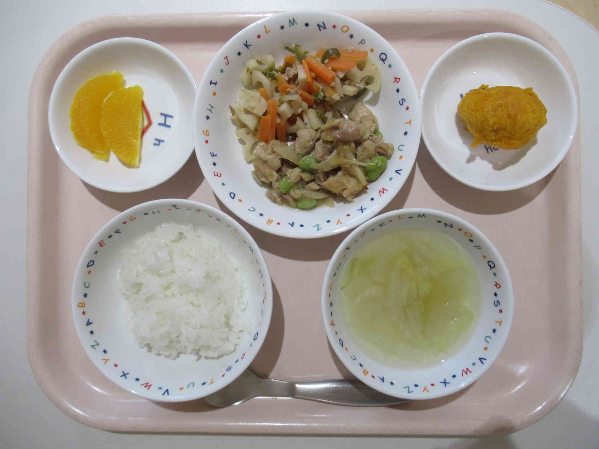 11月21日の給食(和食の日メニュー)