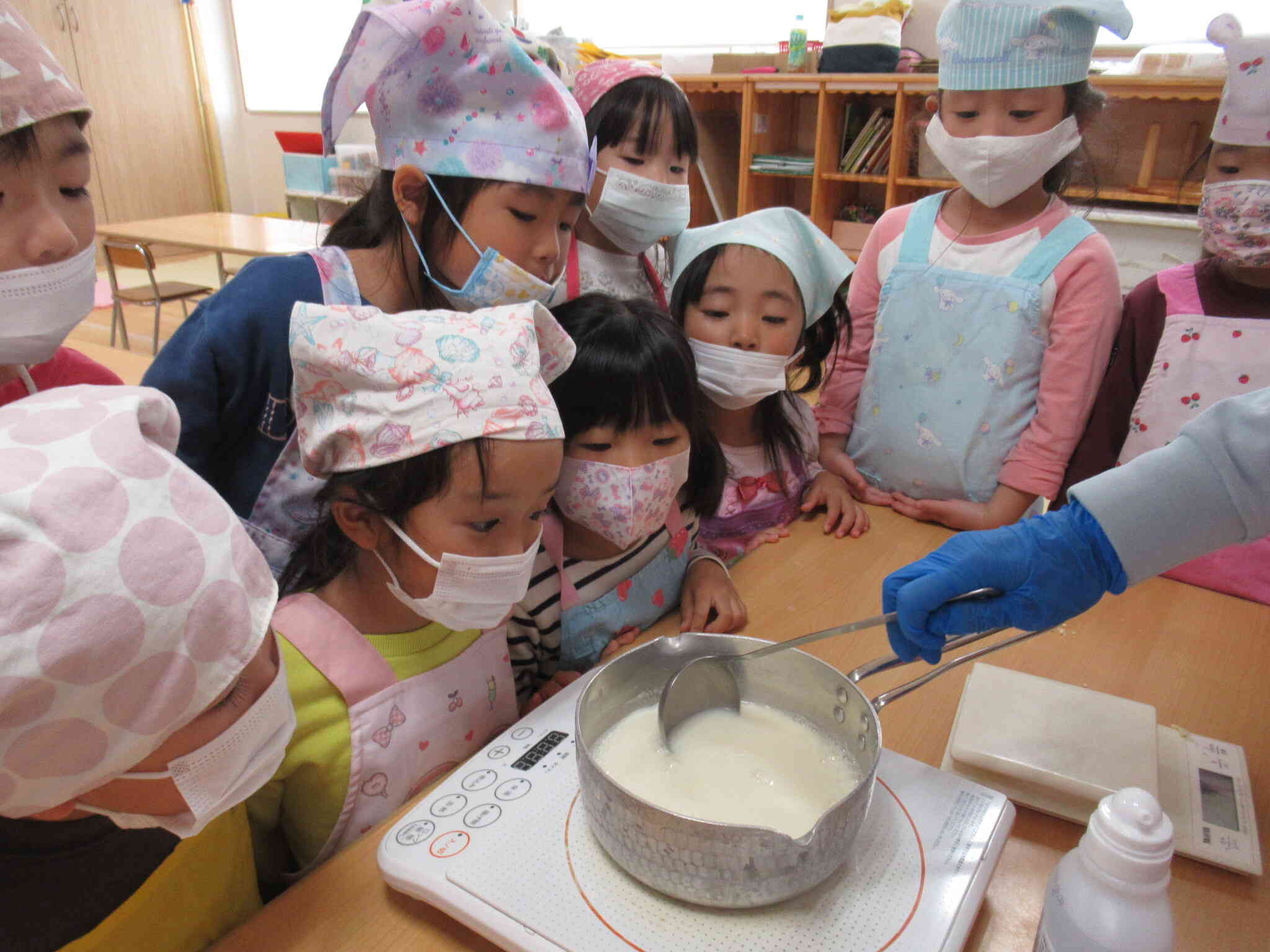 手作り豆腐完成！