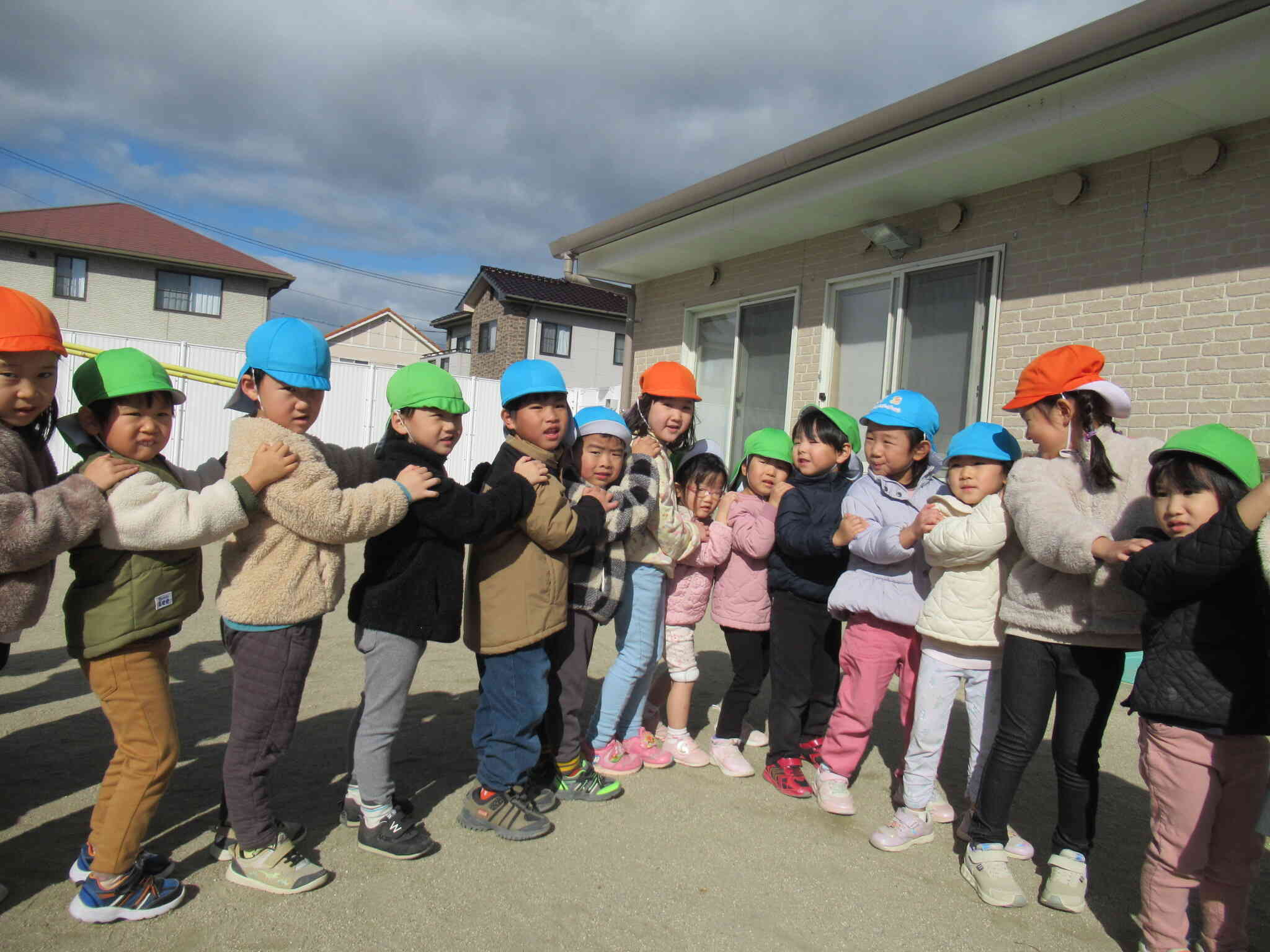 ３クラス合同で遊びました！（3.4.5歳児）