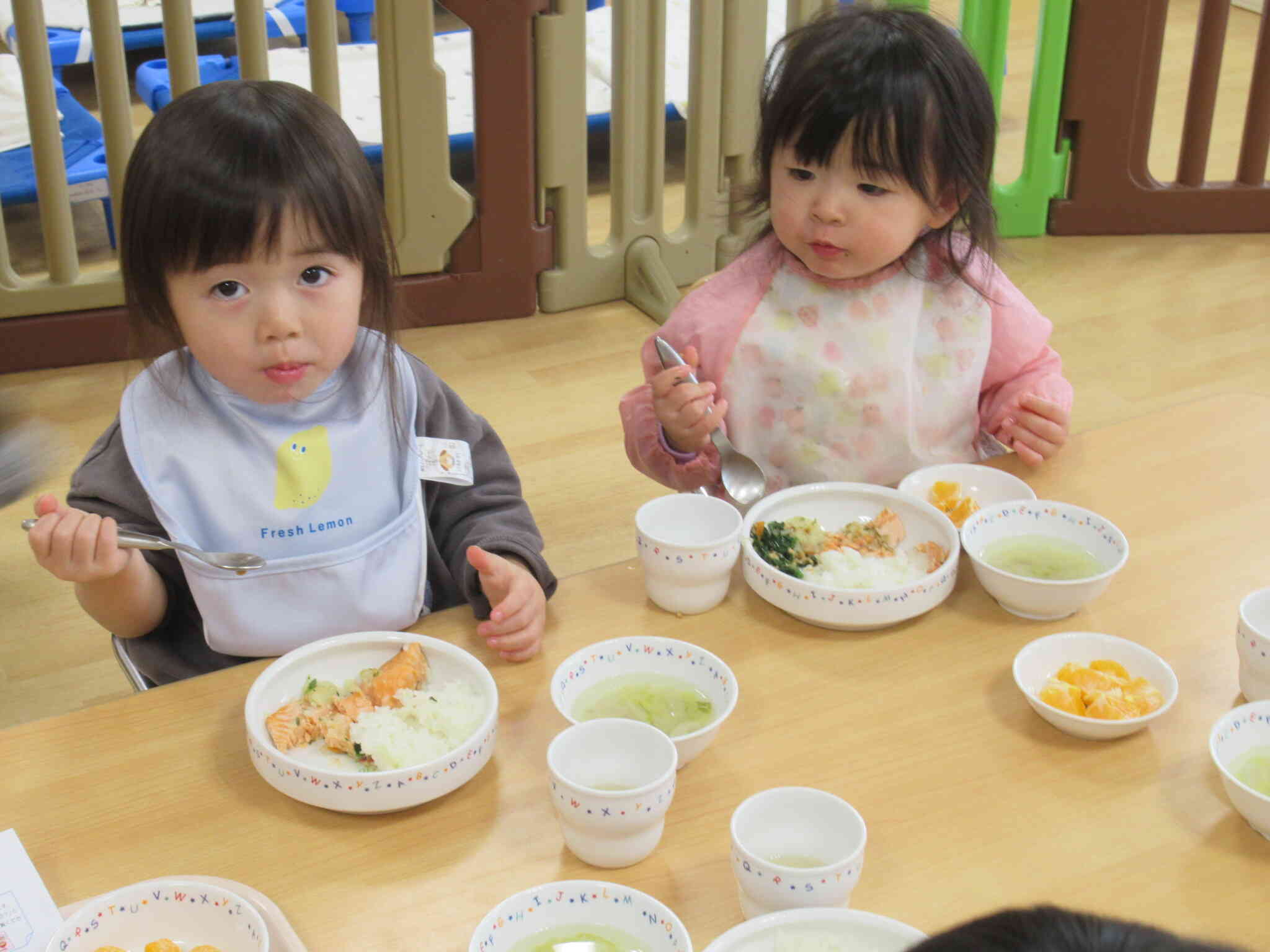 上手に食べれるよ～