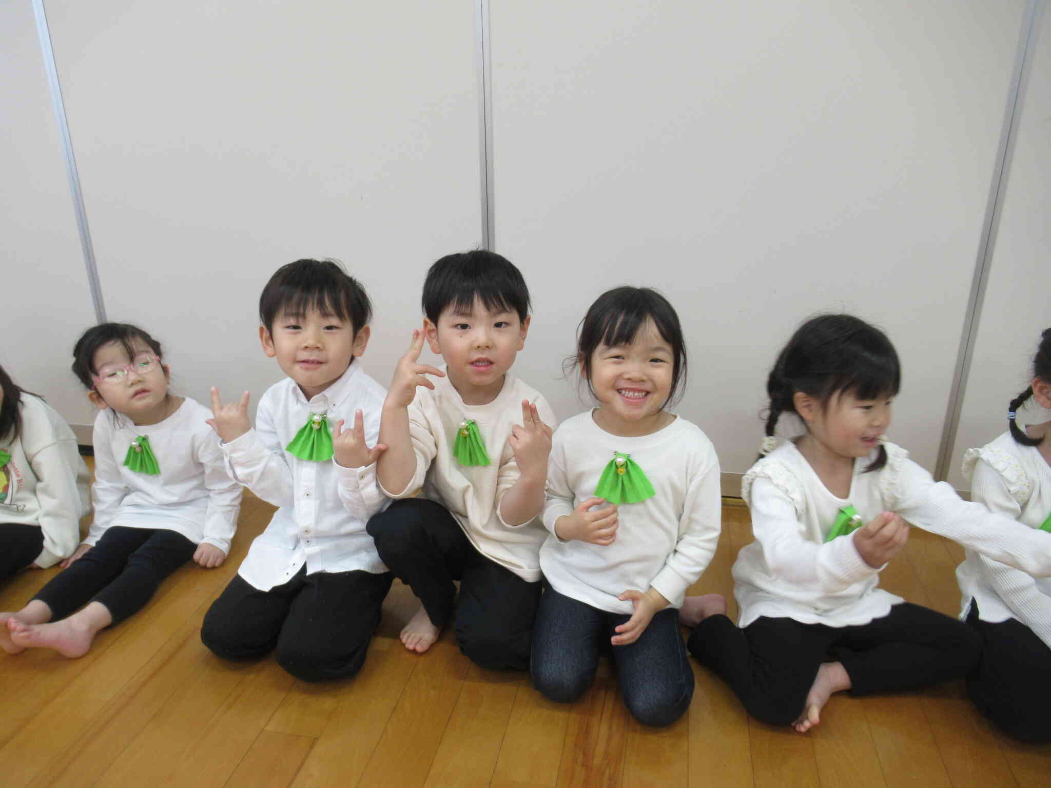 子どもたちは意外に緊張しないものです。