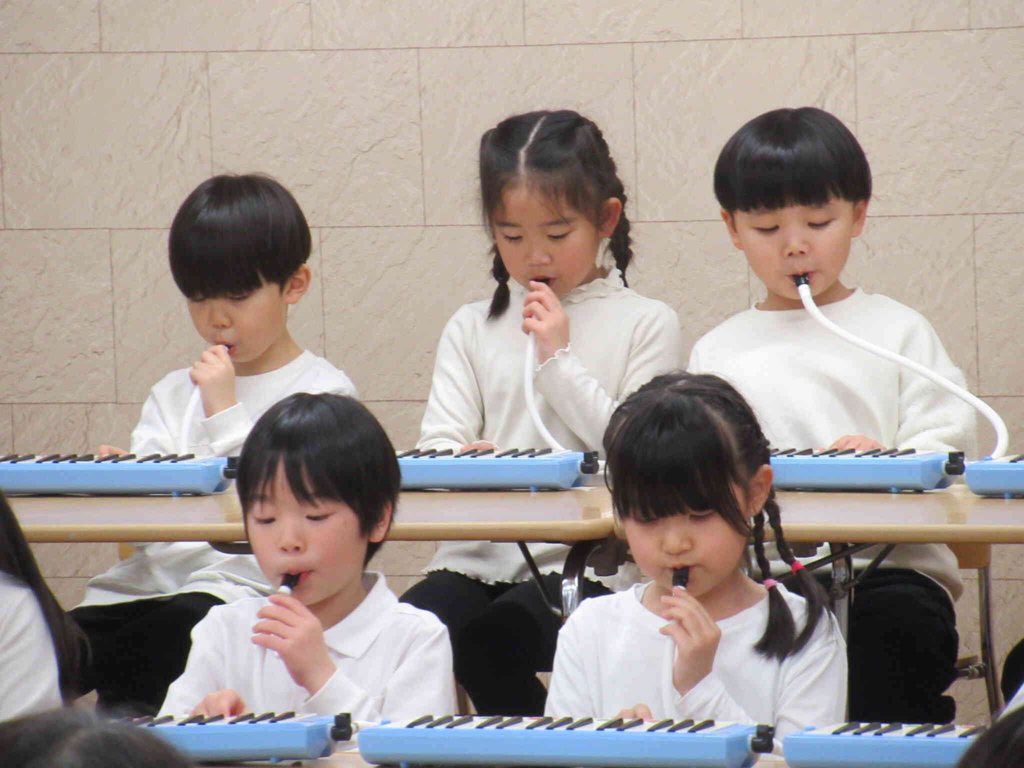 ピアニカ演奏もばっちり