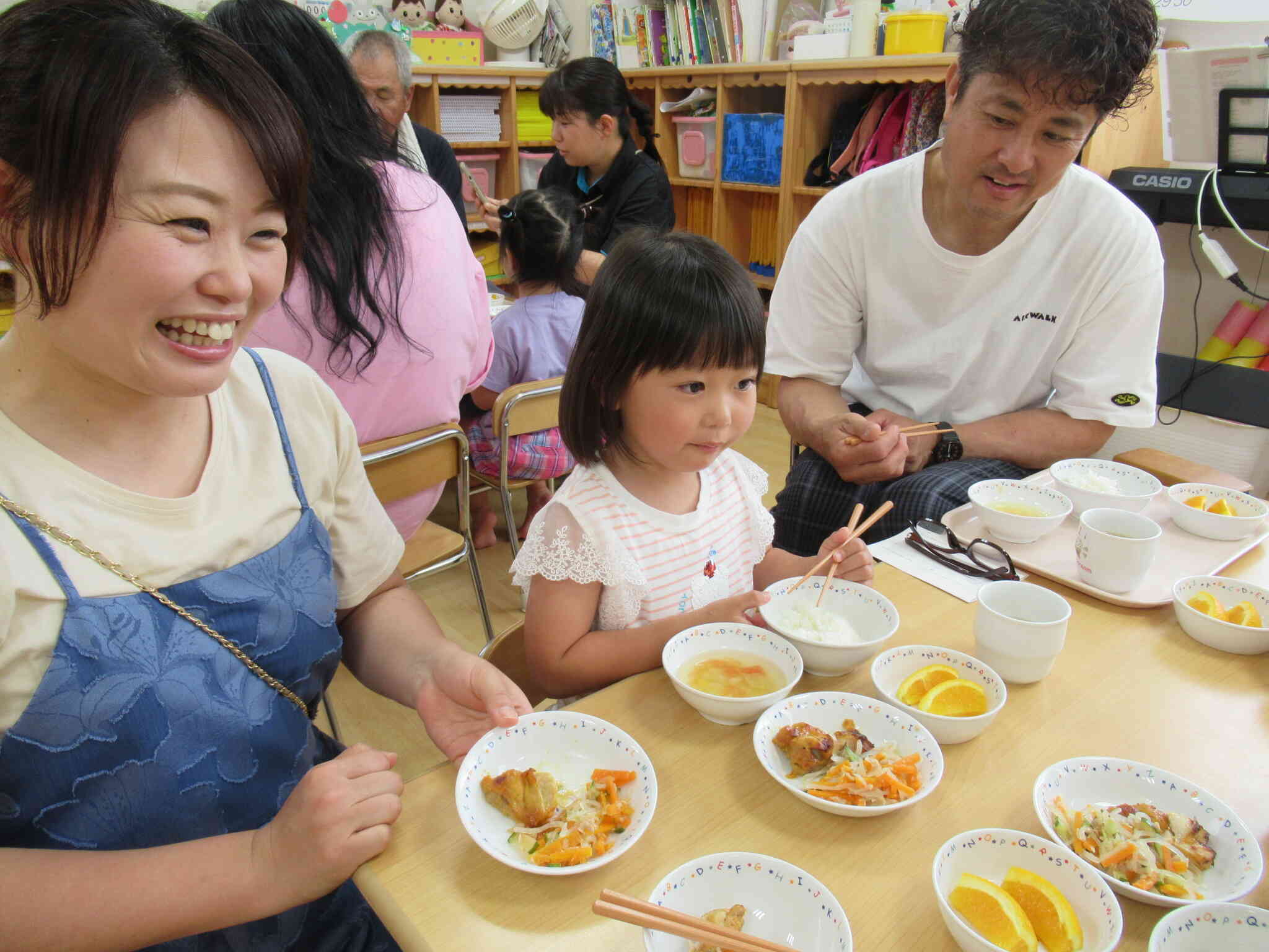 給食おいしいね～