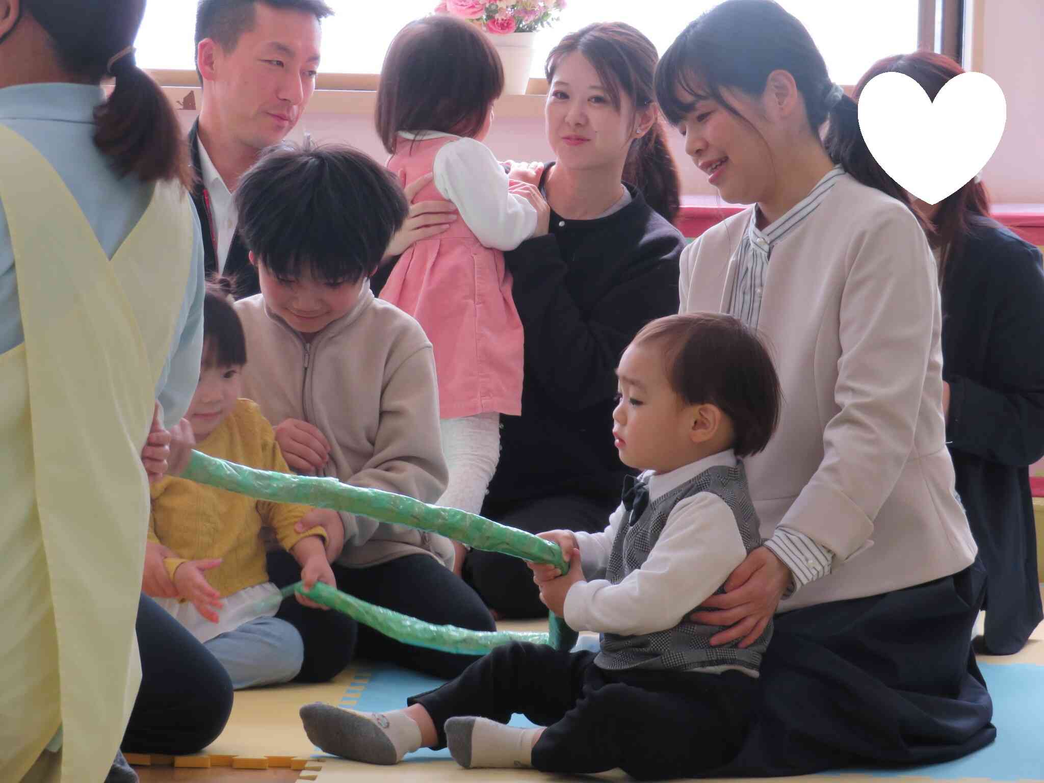 うんとこしょ、どっこいしょ。みんな～力を貸してね