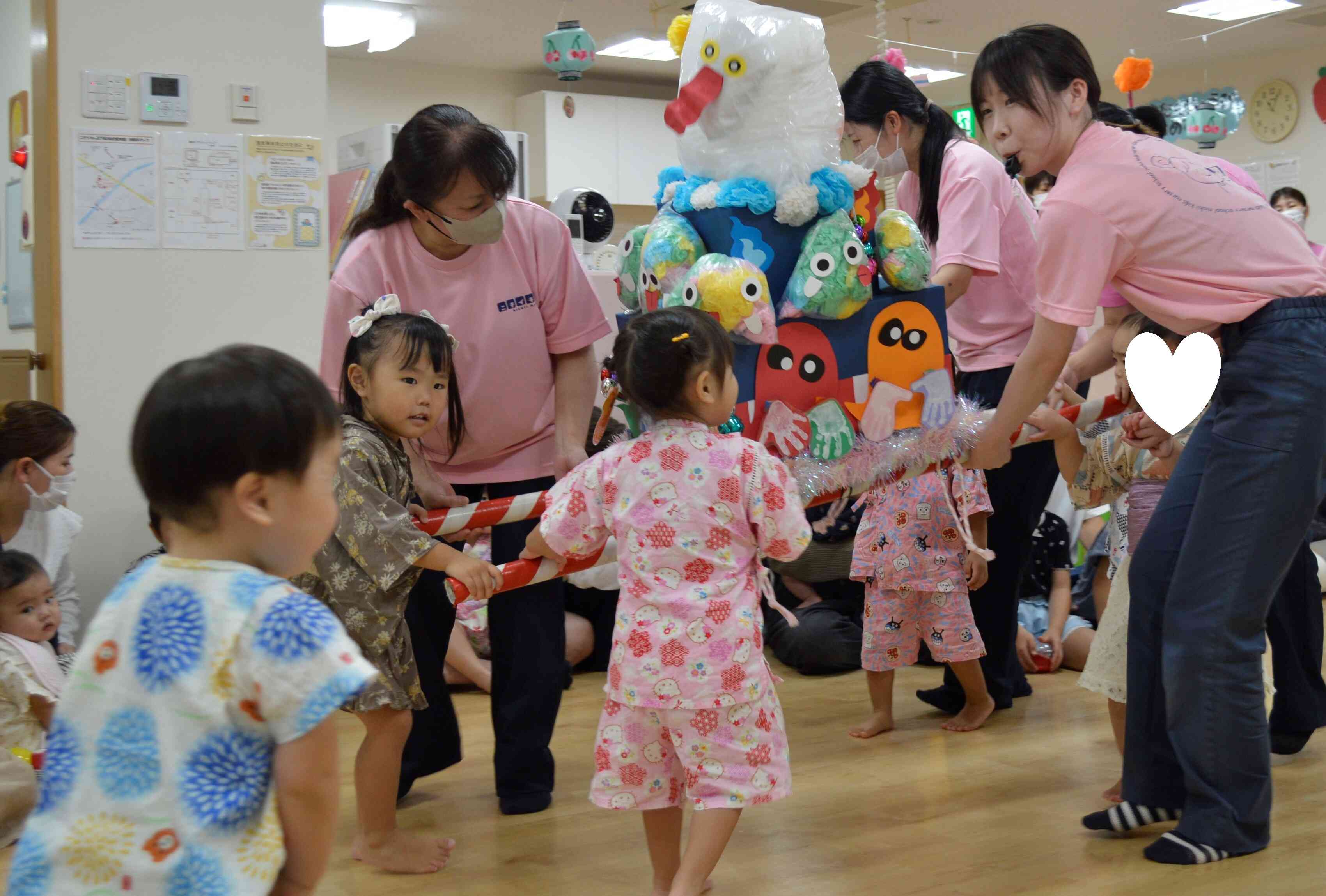 2歳児さん、楽しんでくれました。