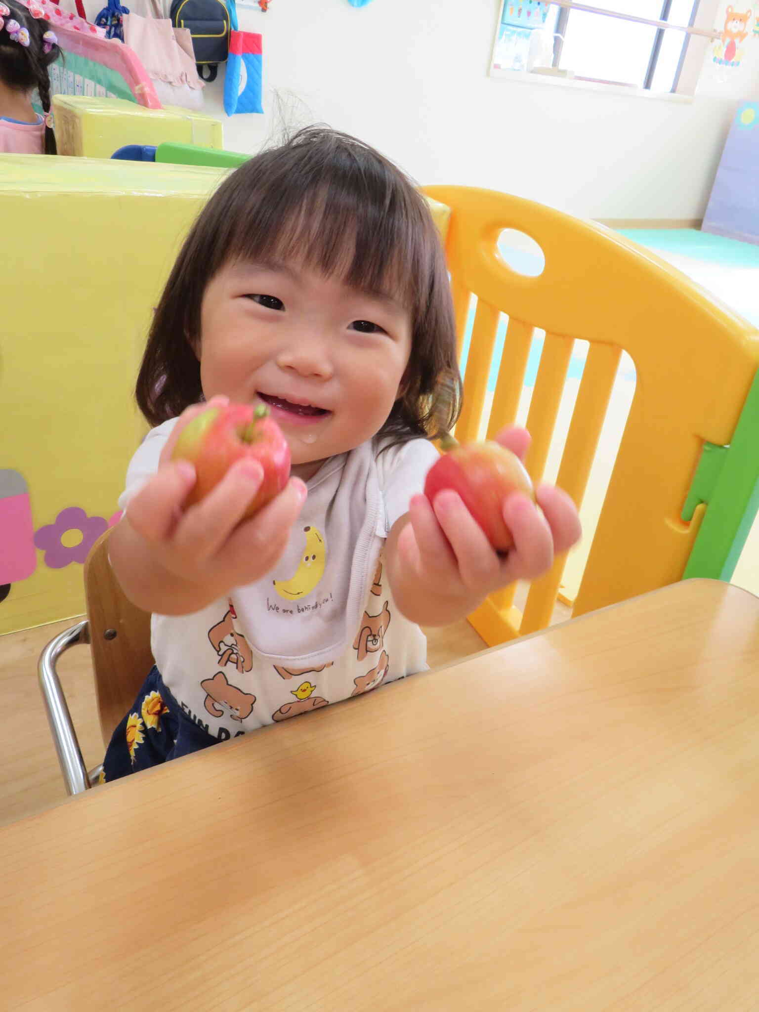 ちょうど子どもの手のひらサイズ