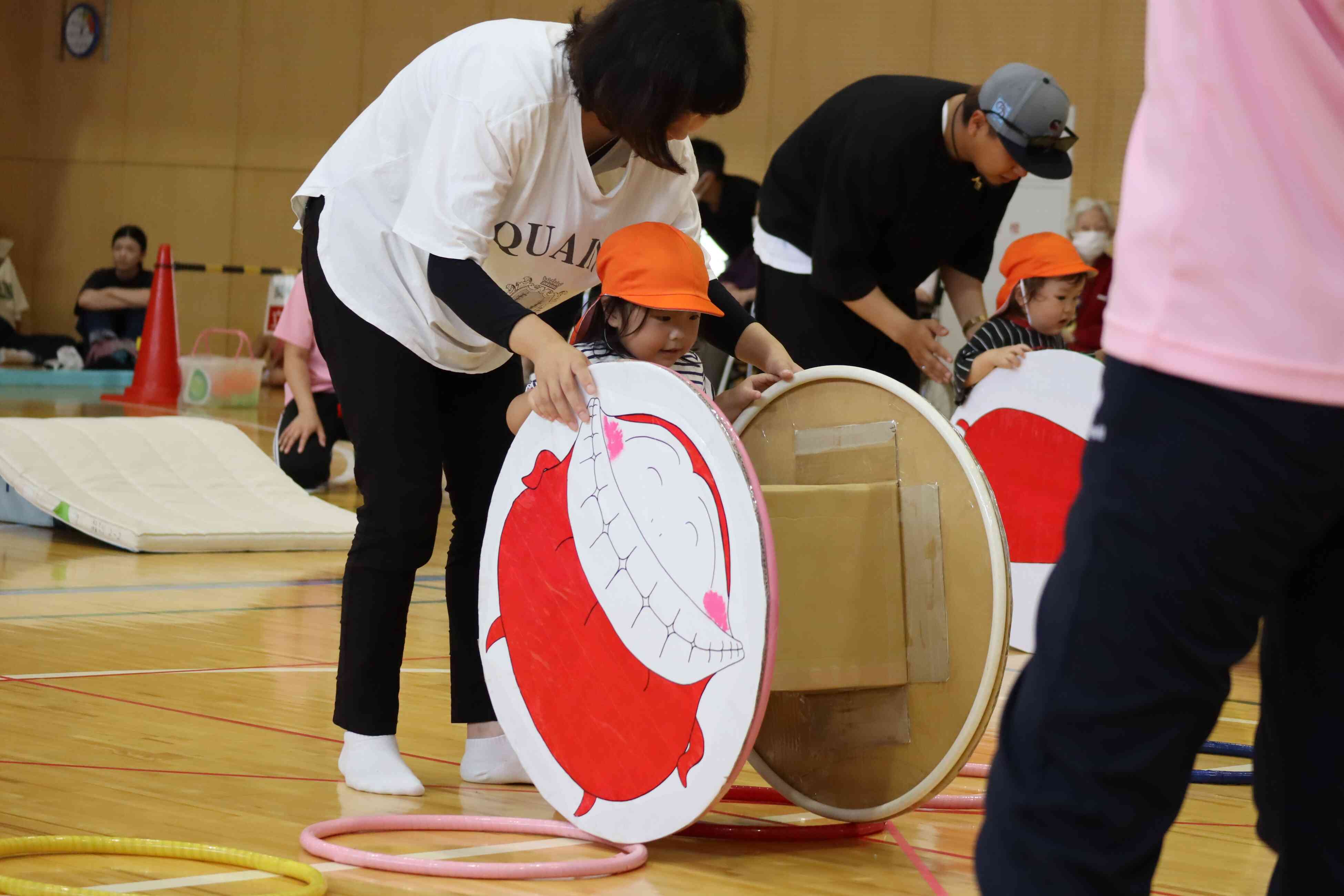 運動会④だーるまさんがこーろんだ
