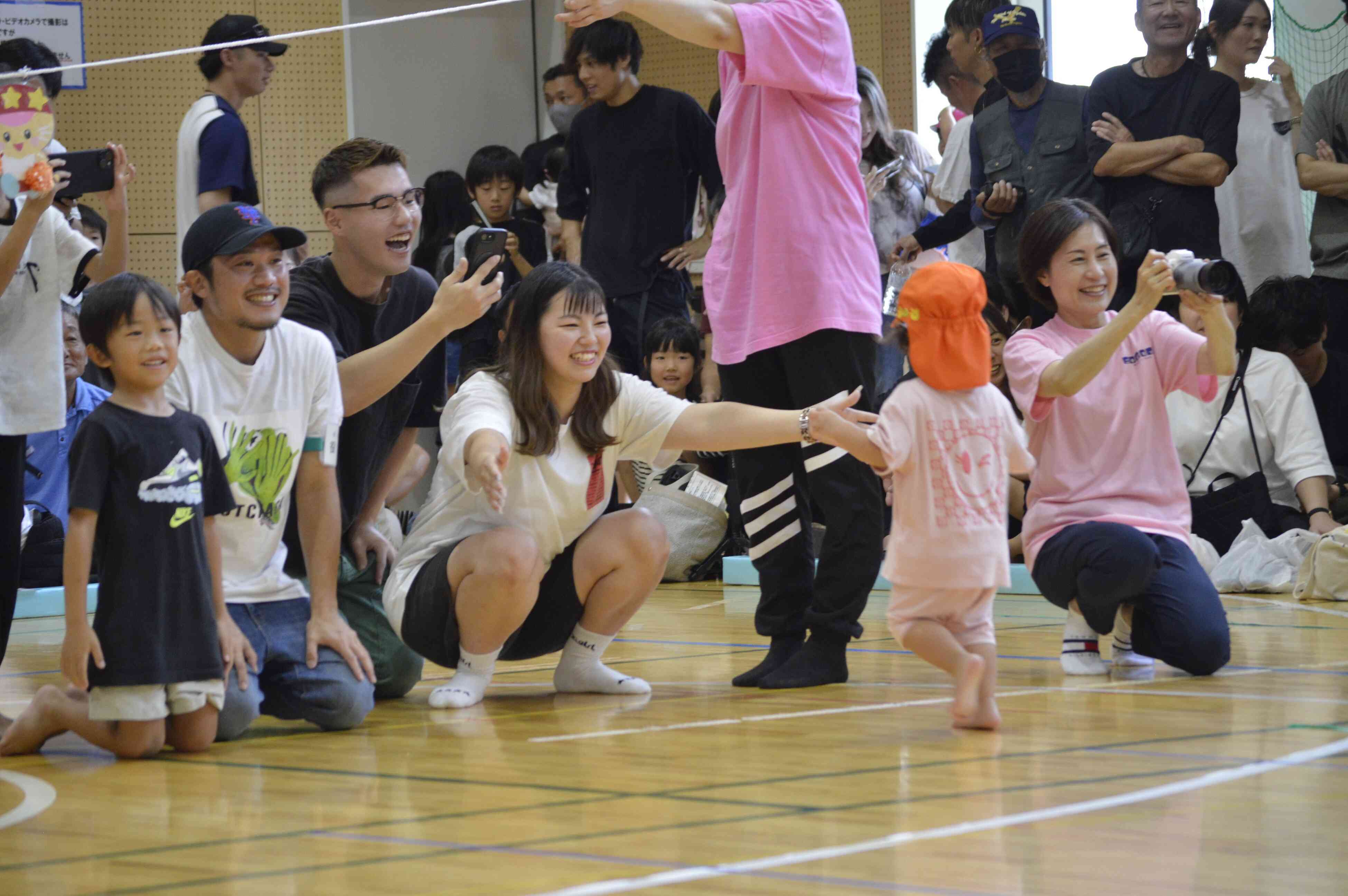 おか～さ～ん！・・・よく頑張ったね