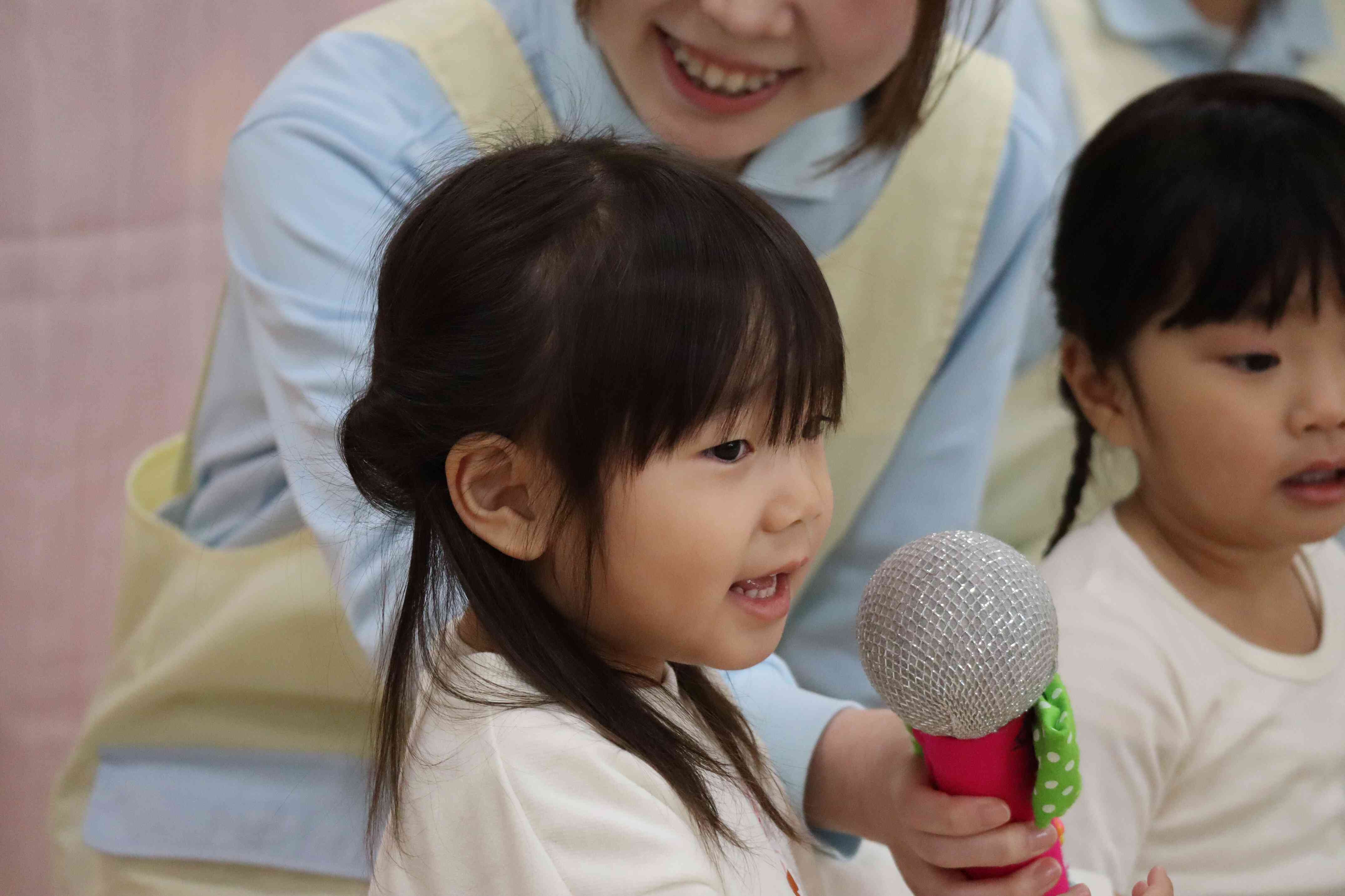 練習の時よりも、本番の方が発揮できたね。