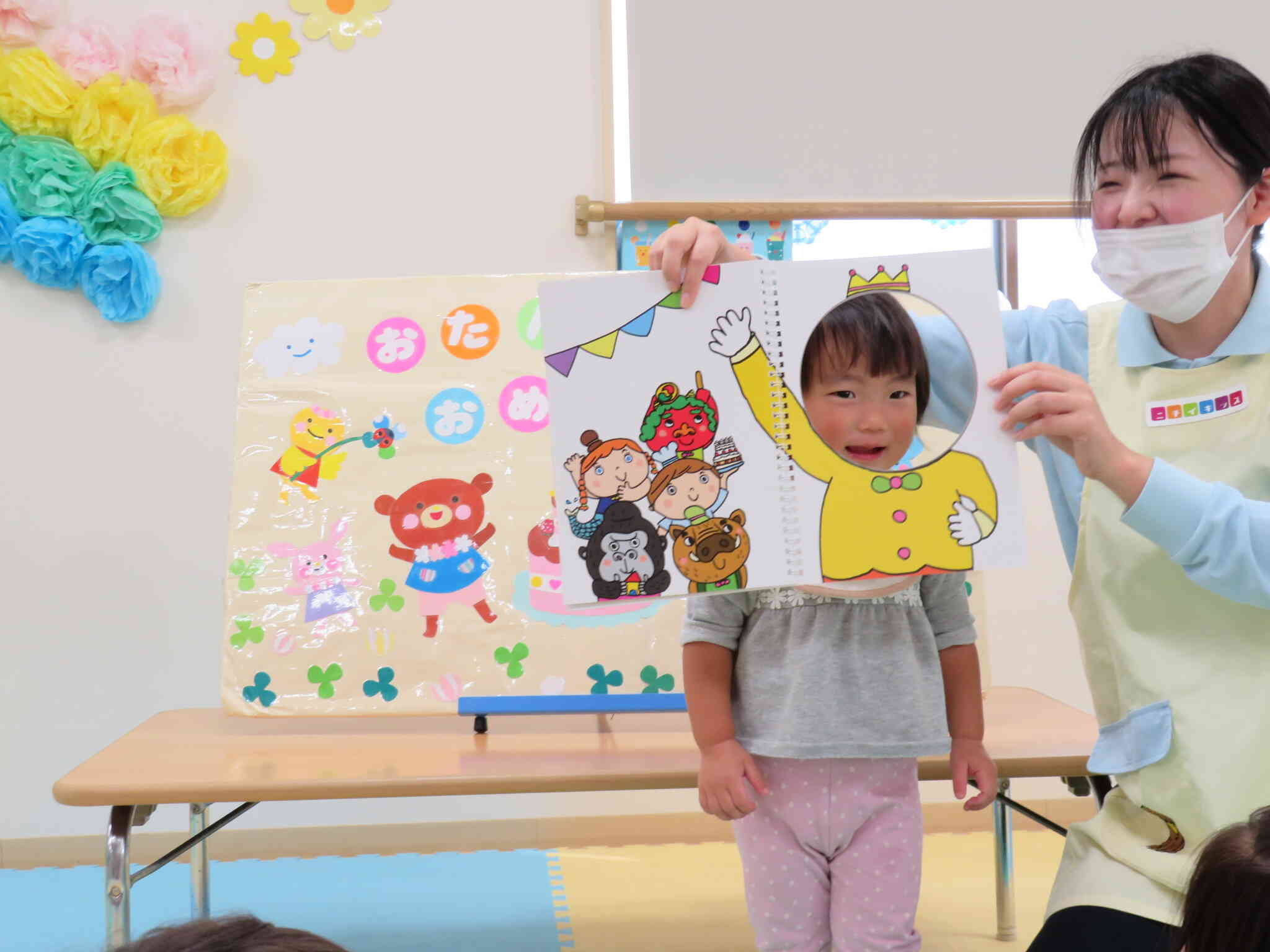 主役のMちゃん、シアターに参加してくれたよ。