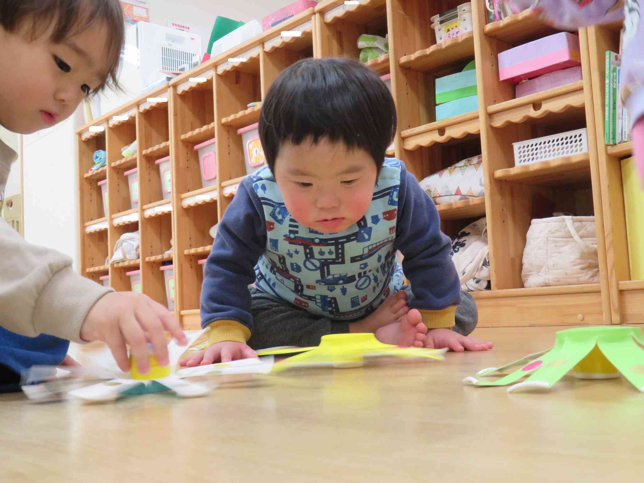 くるくる面白い！よく回るね。