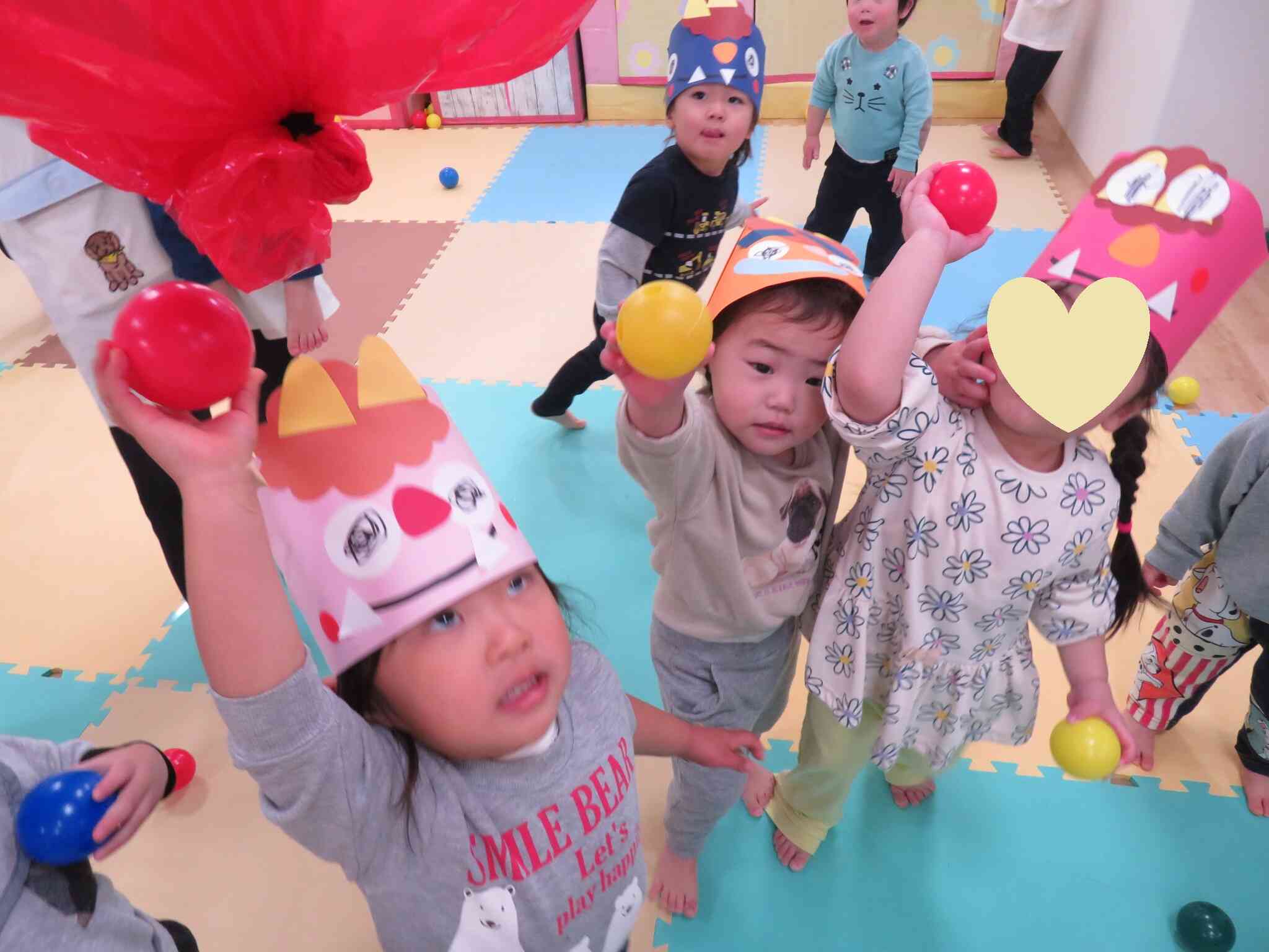 みんなで力を合わせて鬼退治!