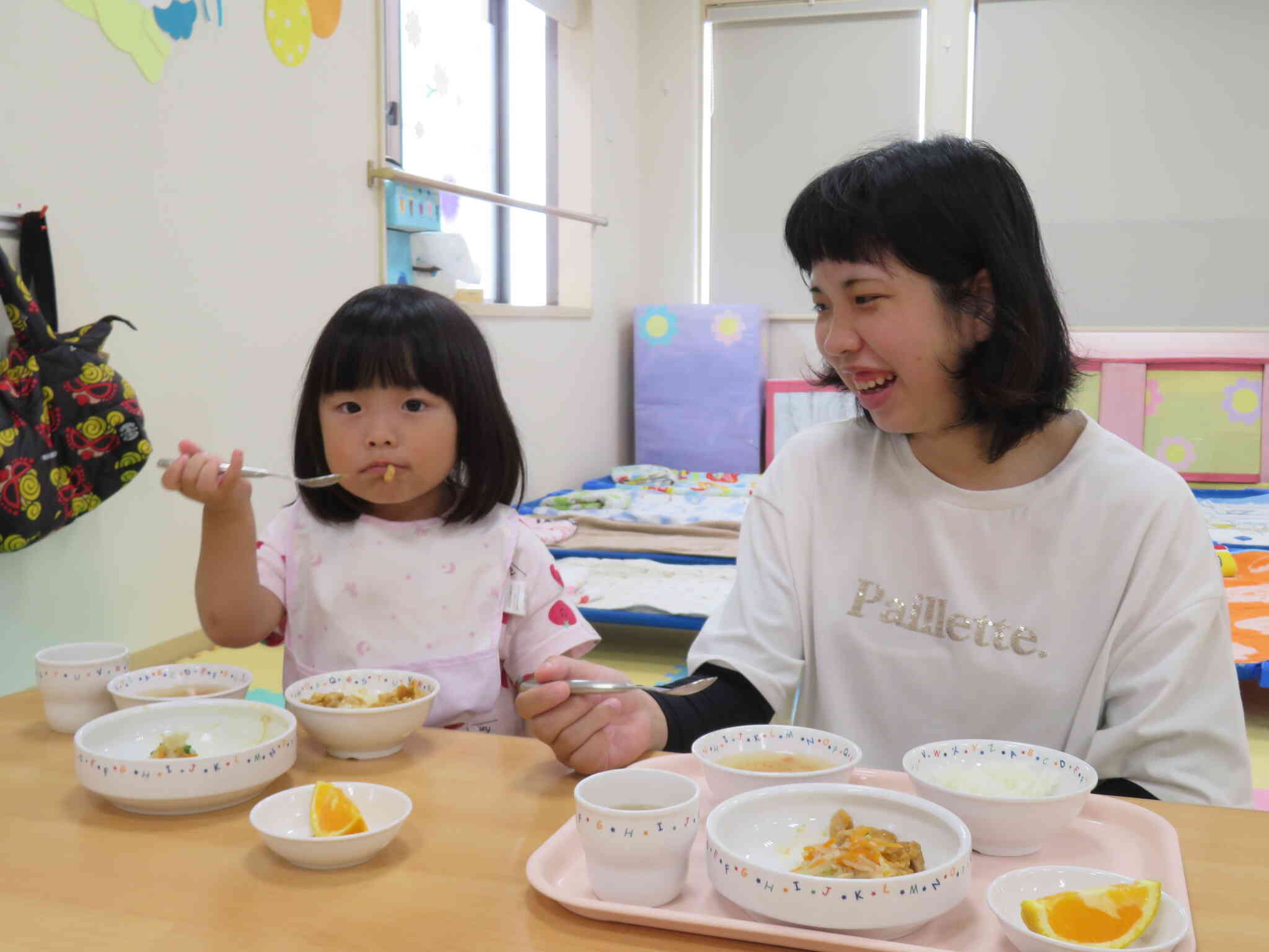 保育参加＆給食試食会　②