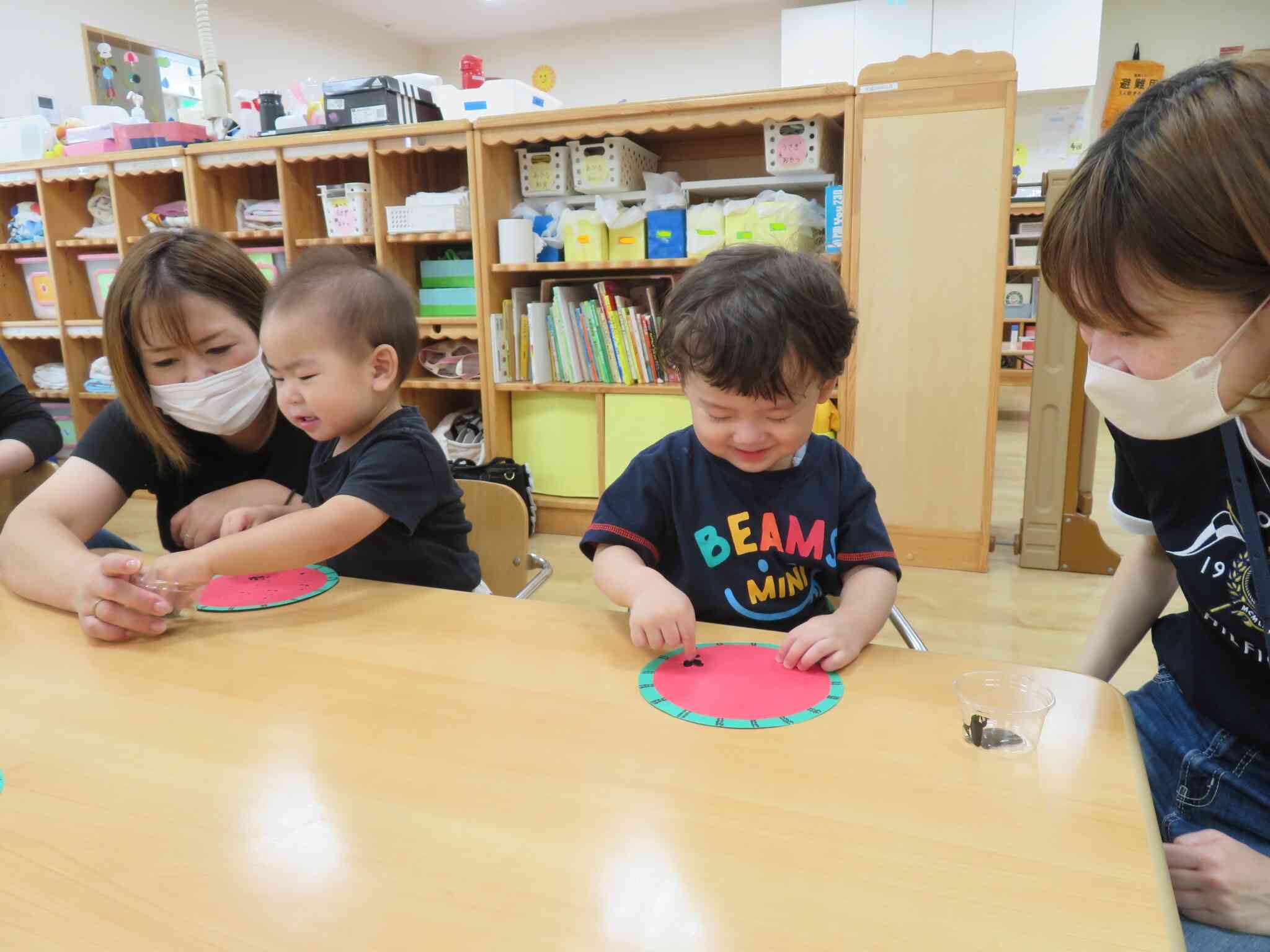 お母さんと一緒に
