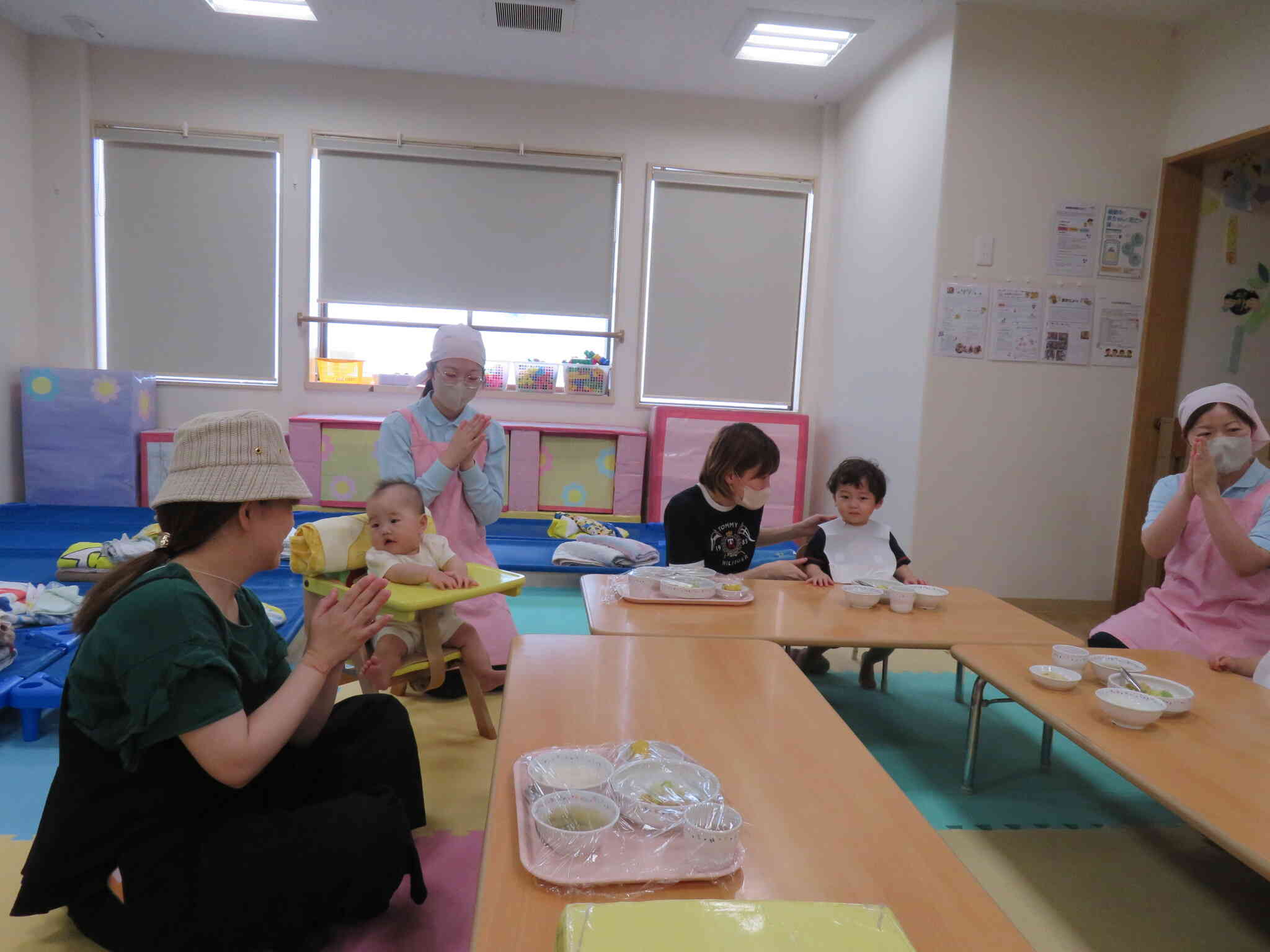 保育参加＆給食試食会