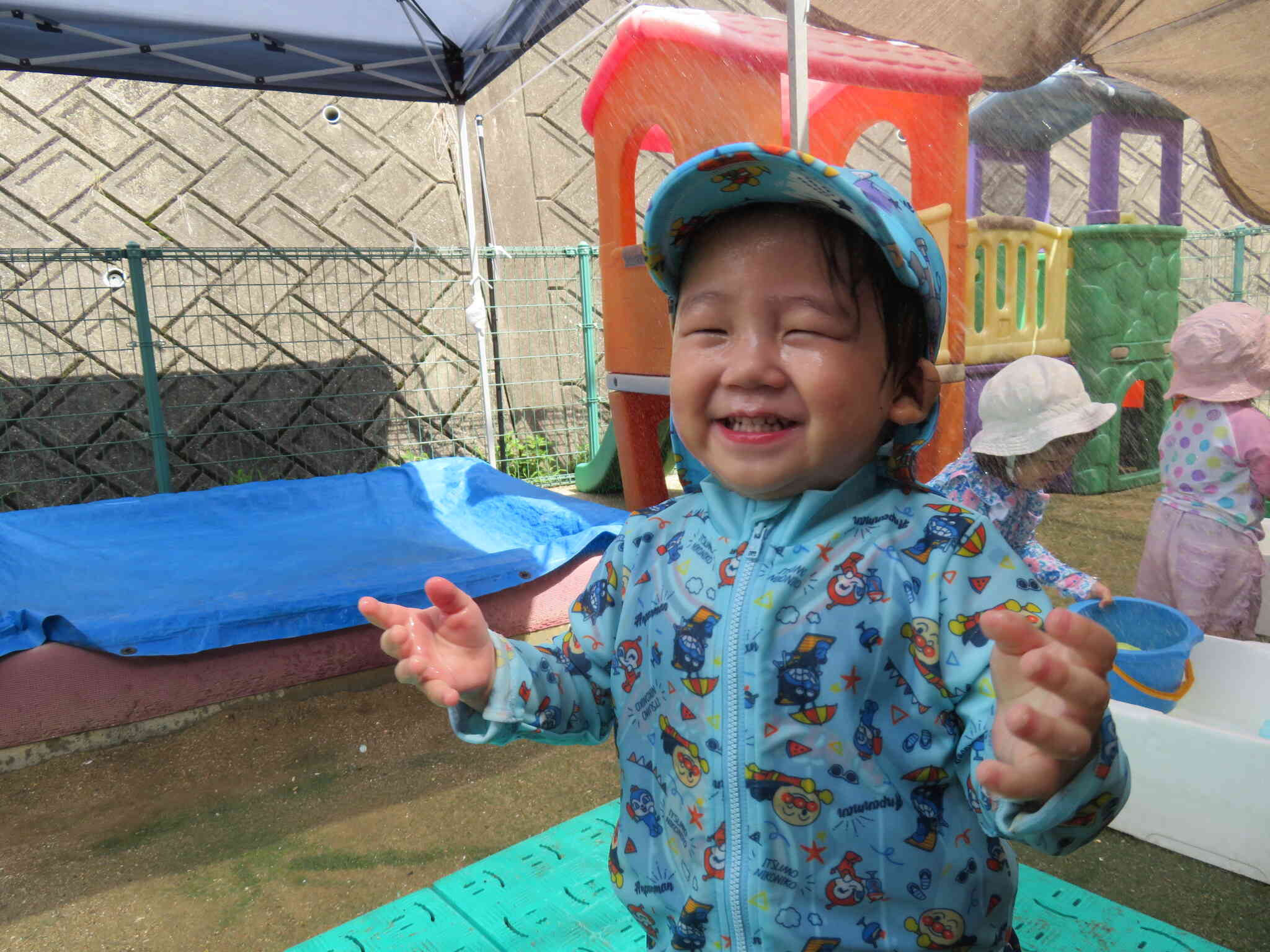 みんなが楽しみにしていた水遊び♪