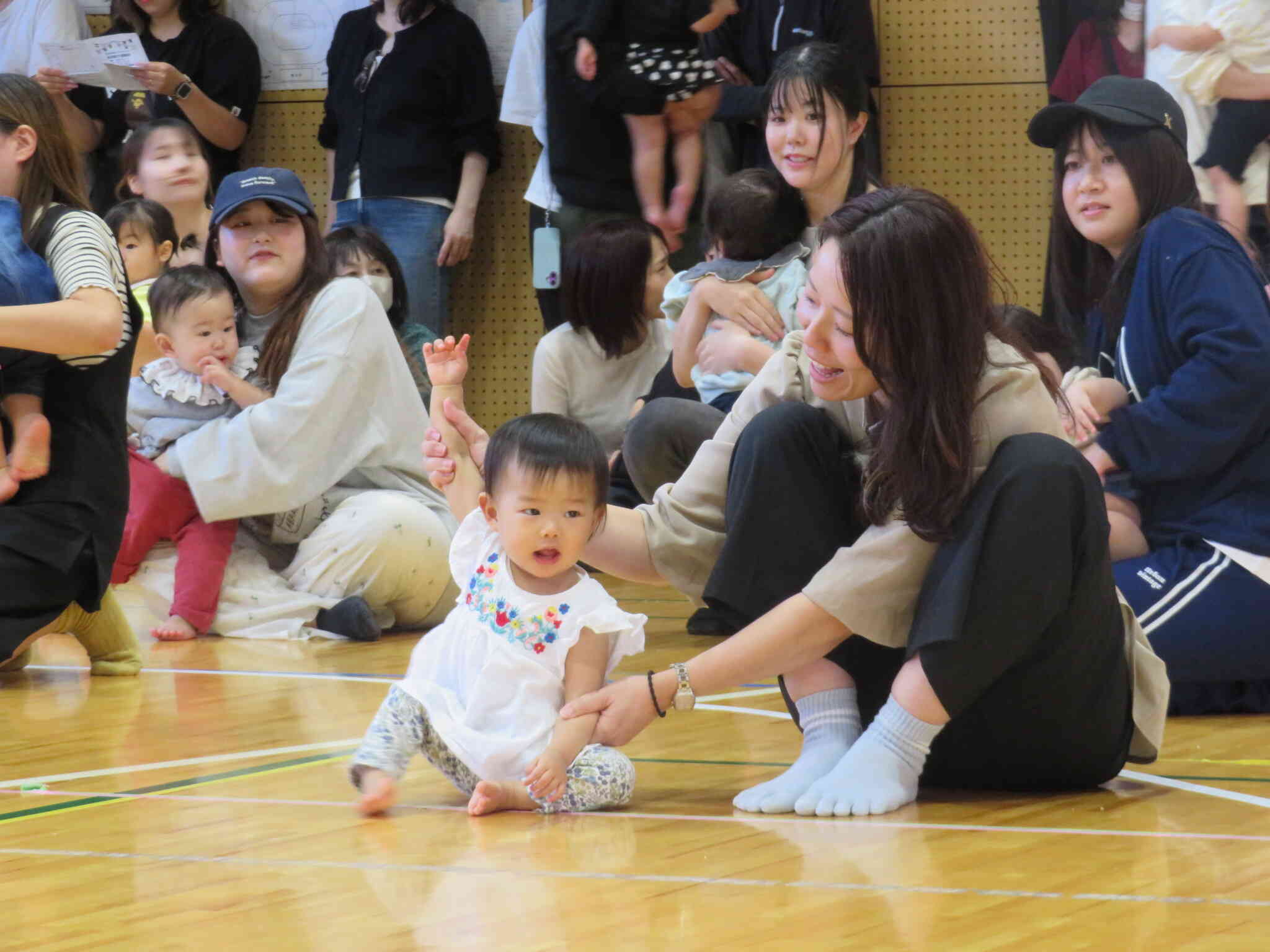 はじめての運動会です