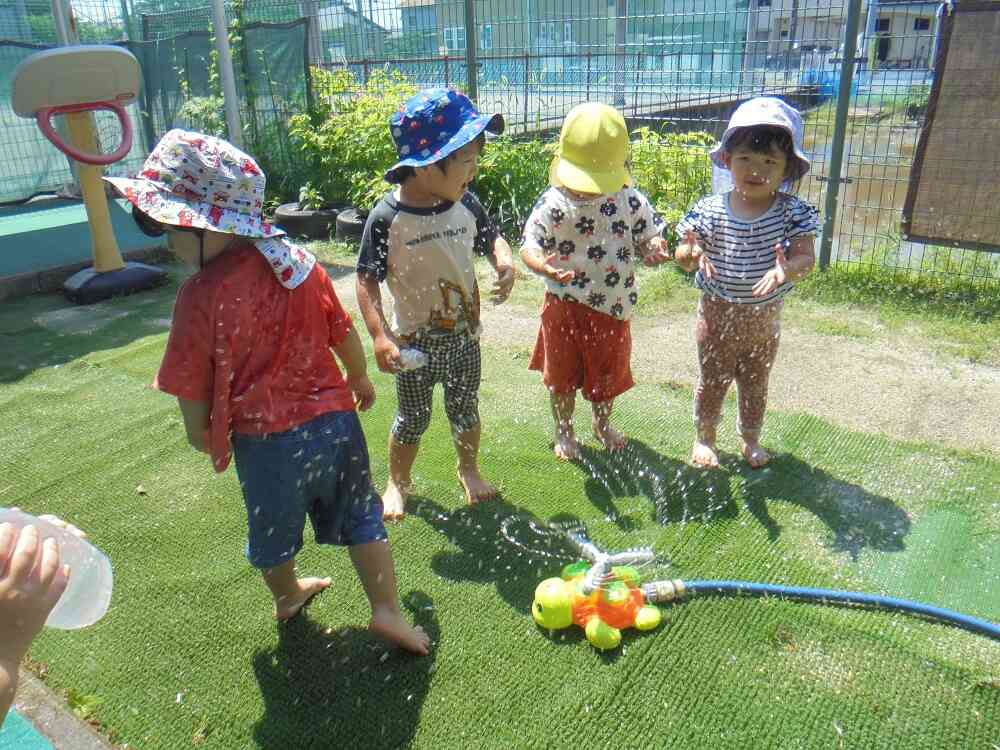水遊び