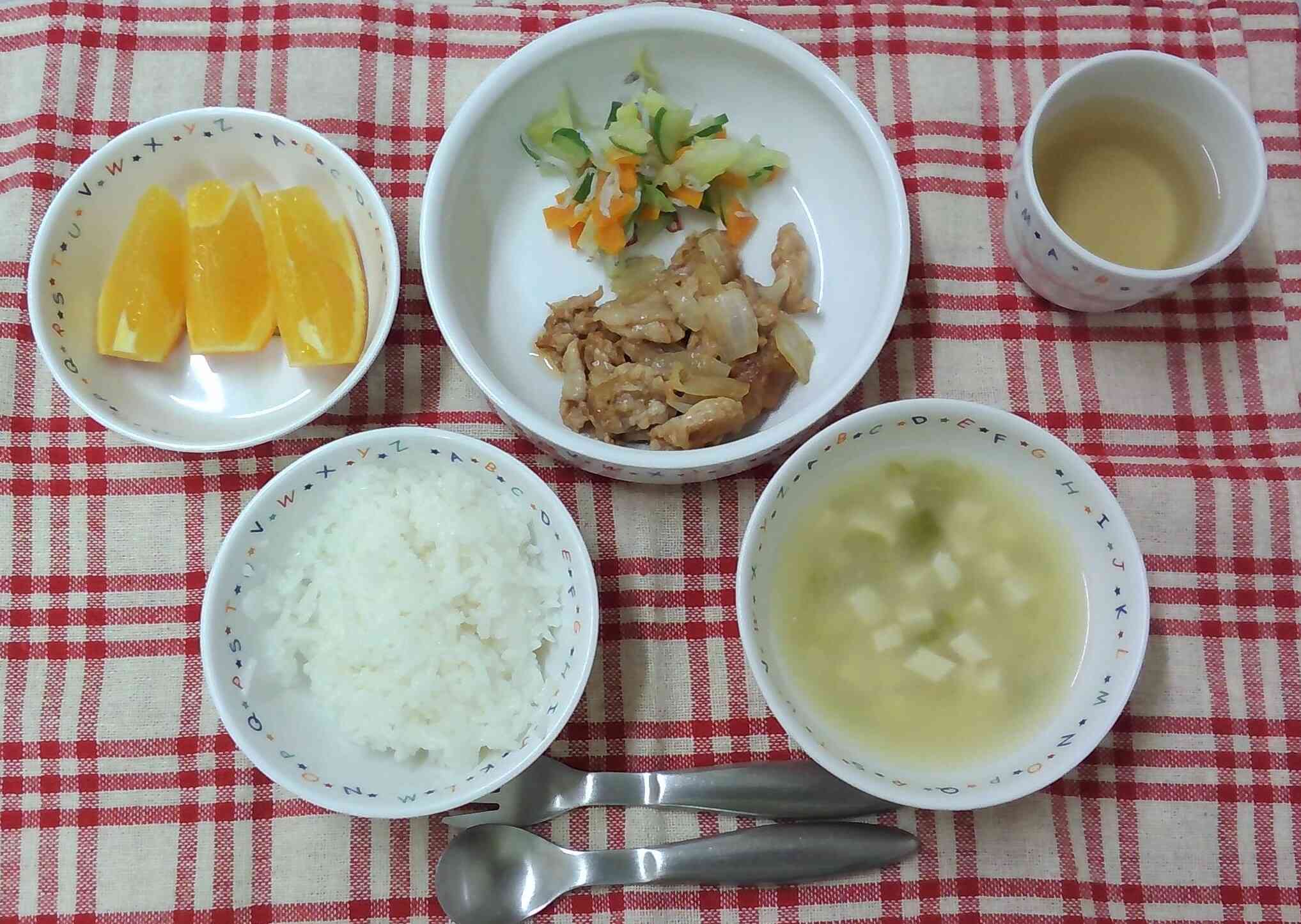 今日の給食